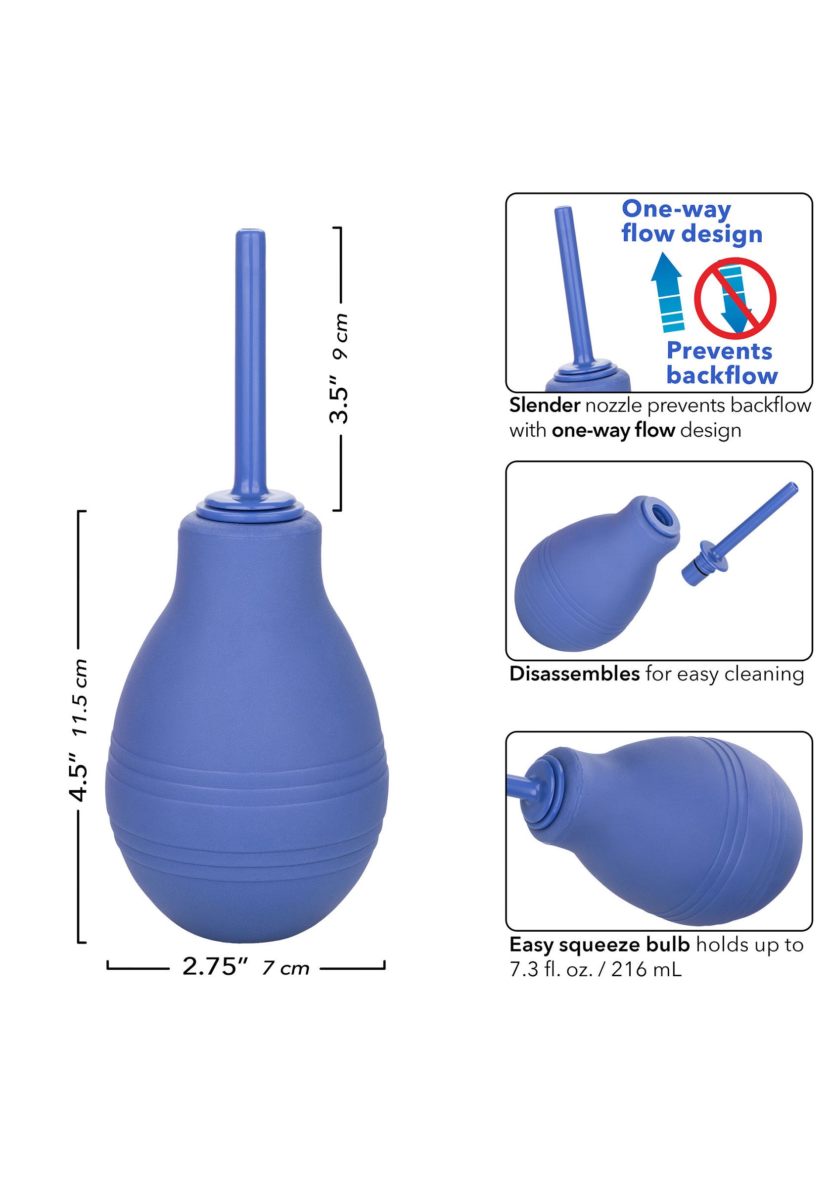 Jouet anal CalExotics Cheeky One-Way Flow Douche
