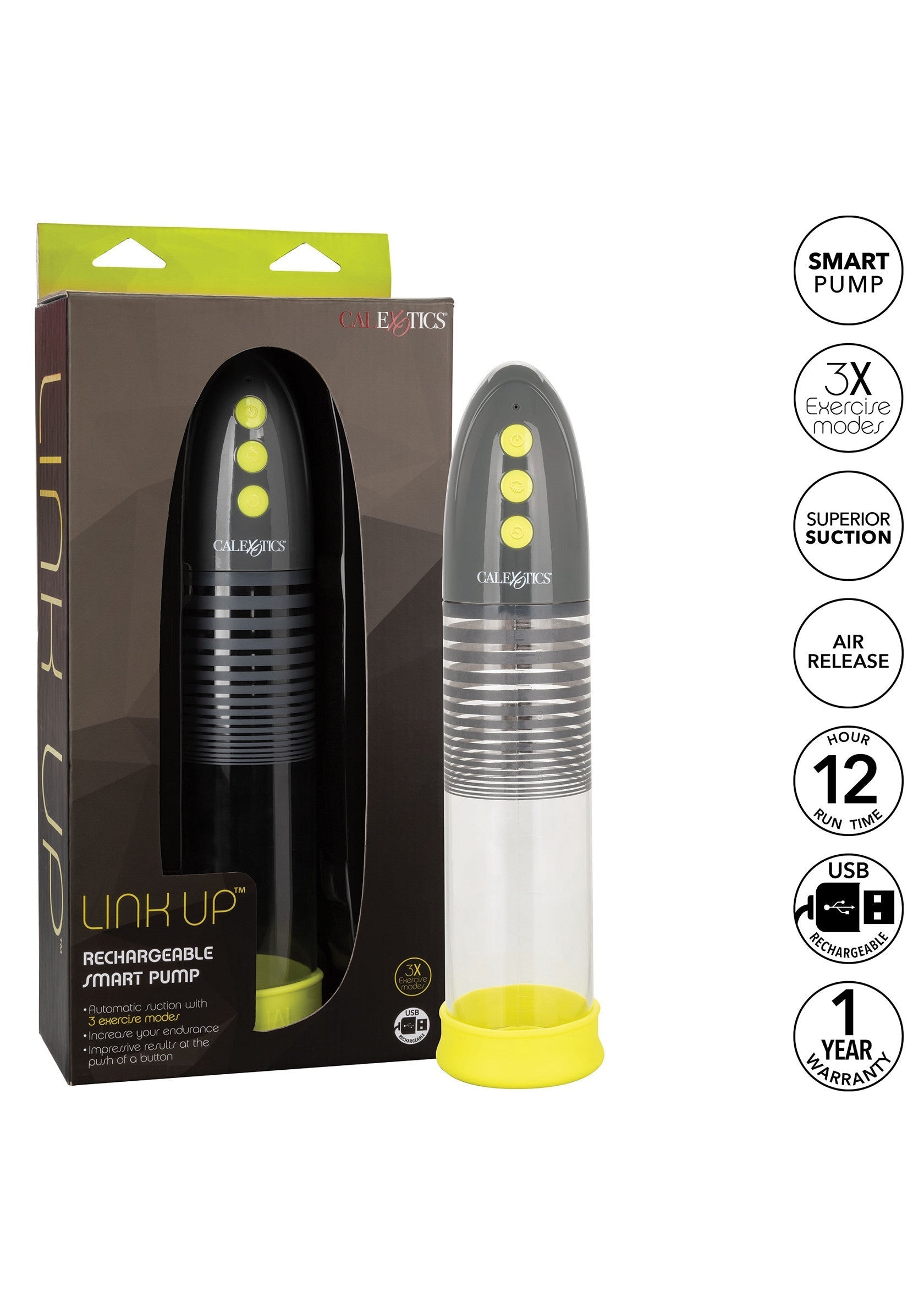 Performance masculine CalExotics Link Up Rechargeable Pump