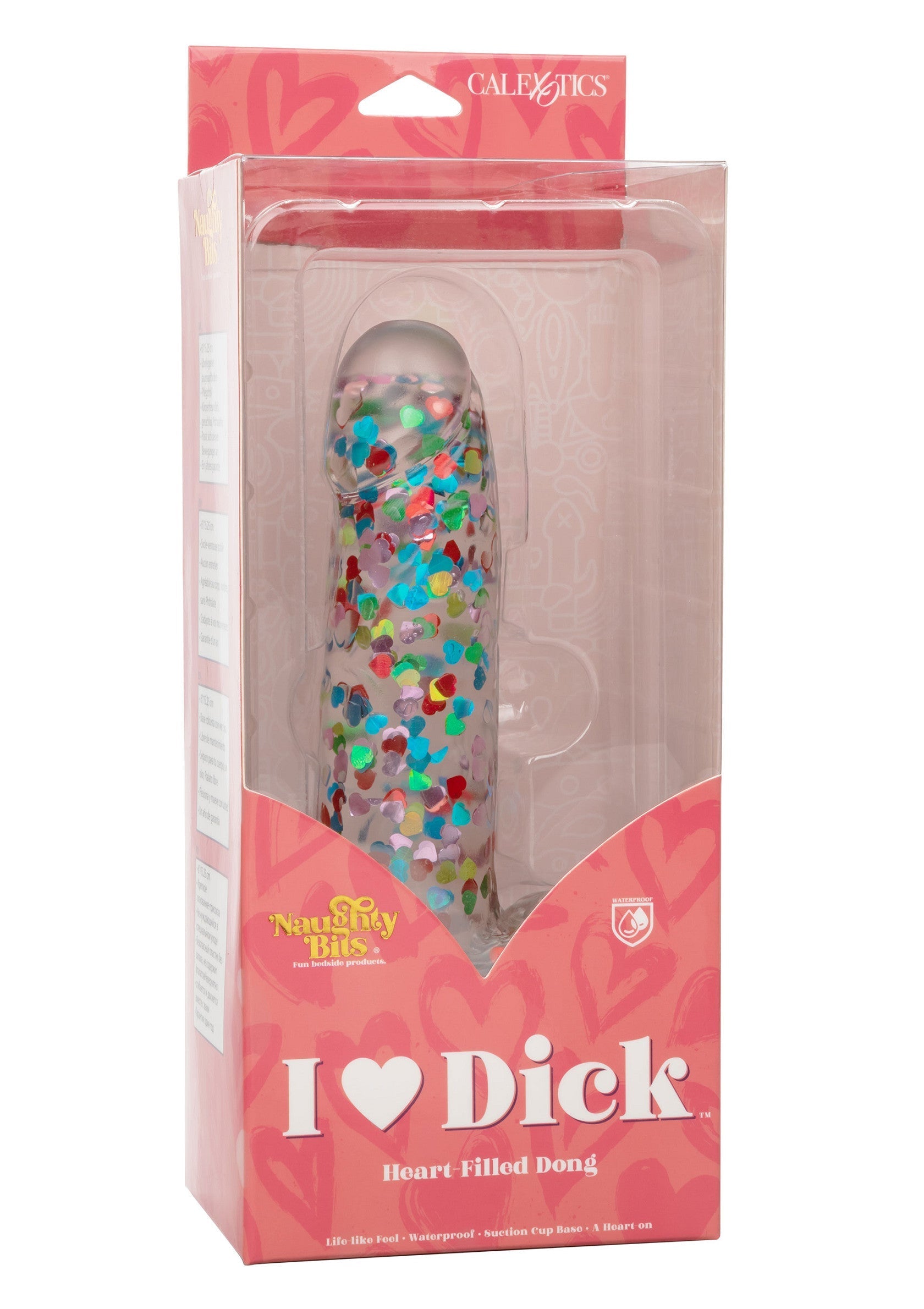 Dildo CalExotics I Love Dick Heart Filled Dong