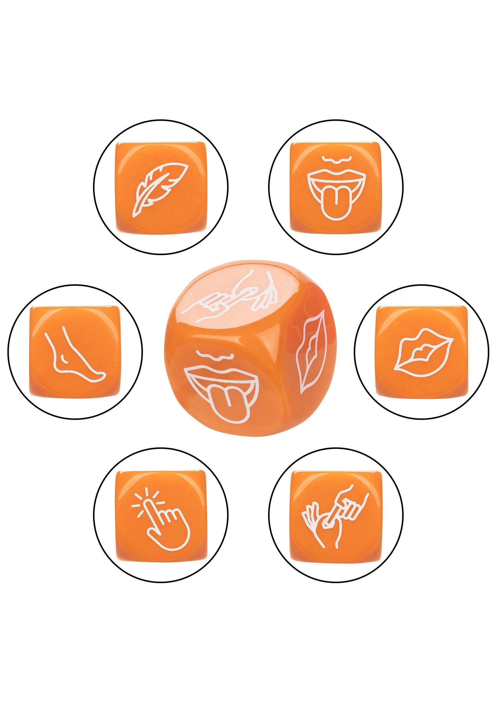 Jeu coquin CalExotics Roll With It Sex Dice Game