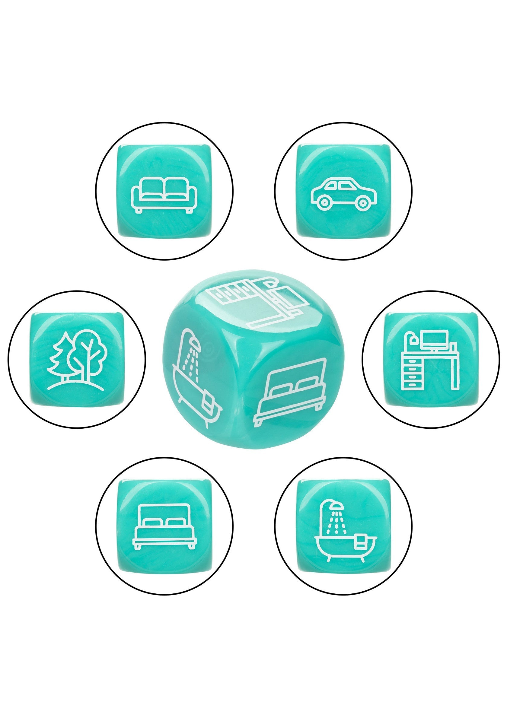 Jeu coquin CalExotics Roll With It Sex Dice Game