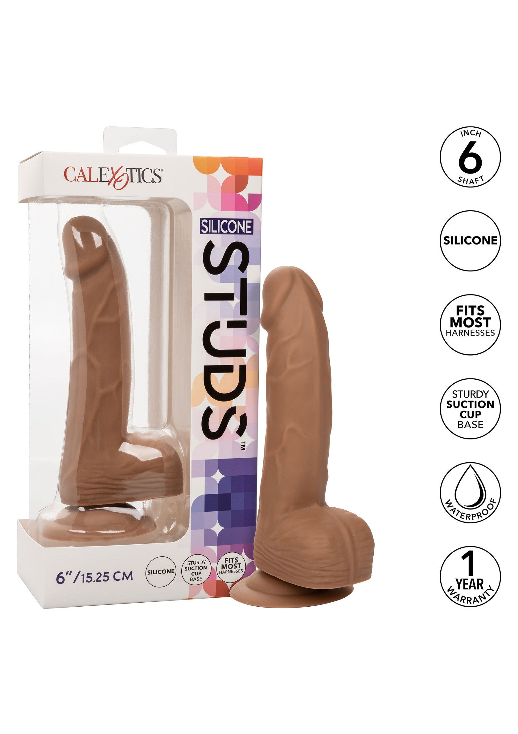 Dildo CalExotics Silicone Studs 6 inch