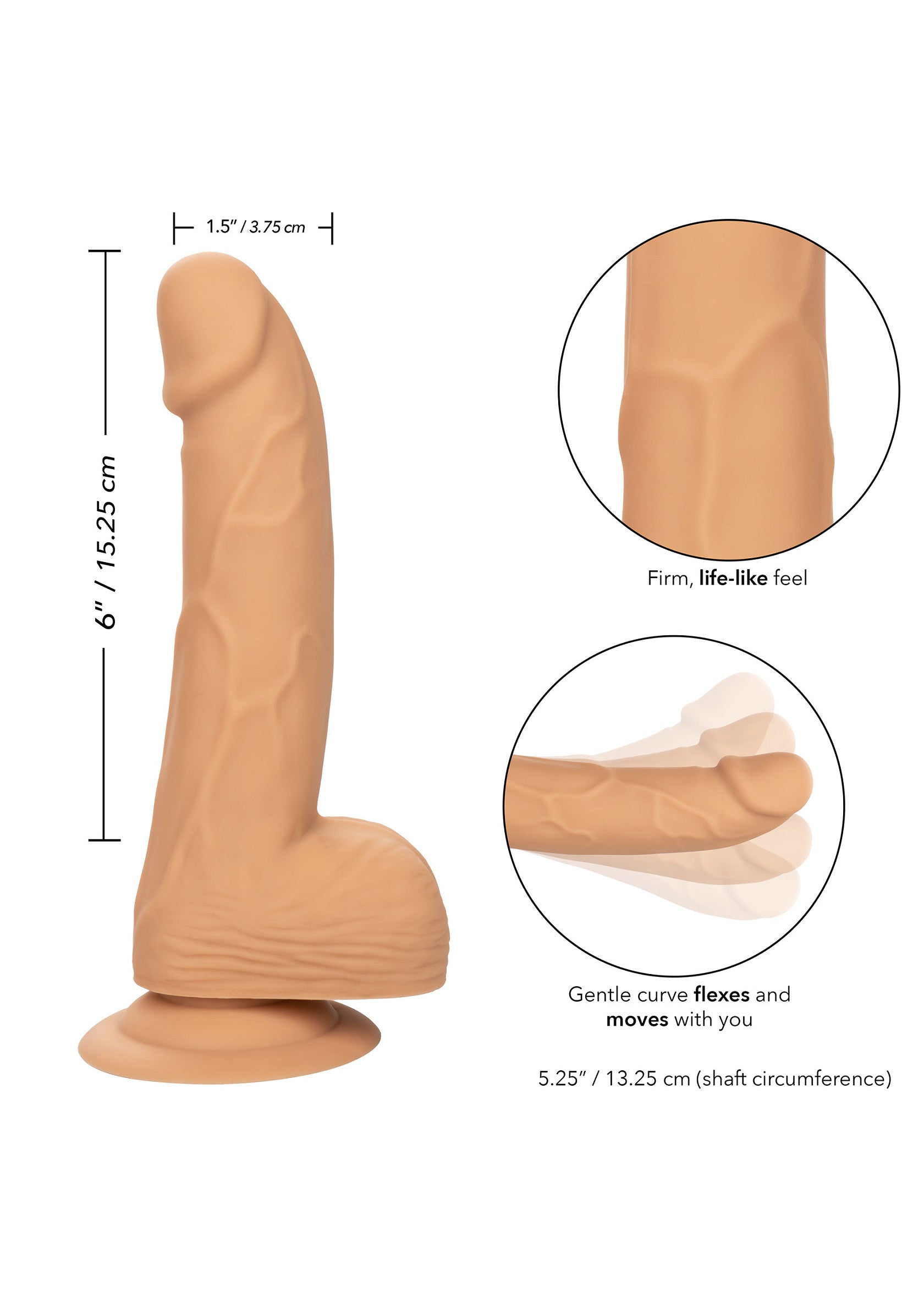 Dildo CalExotics Silicone Studs 6 inch