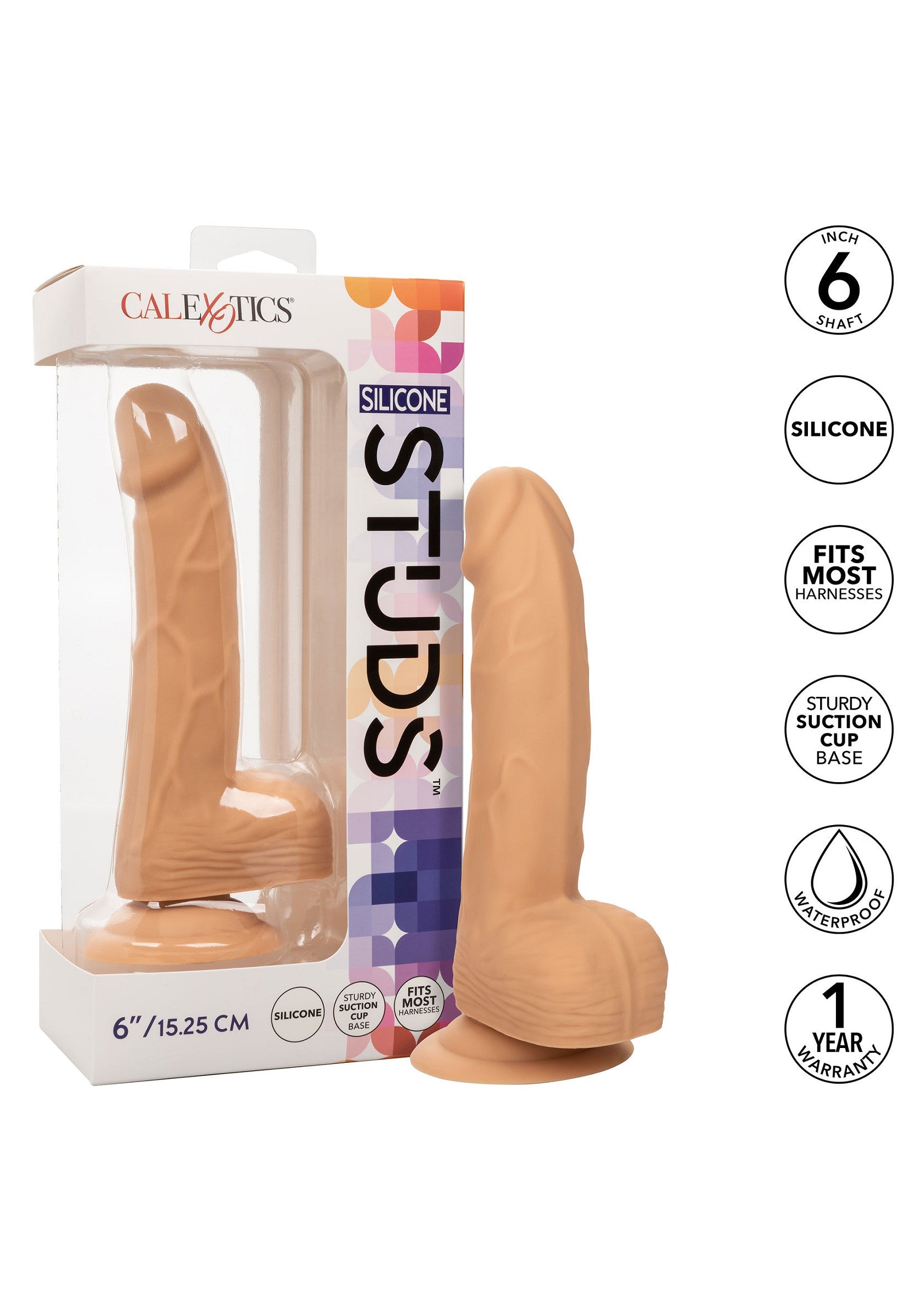 Dildo CalExotics Silicone Studs 6 inch