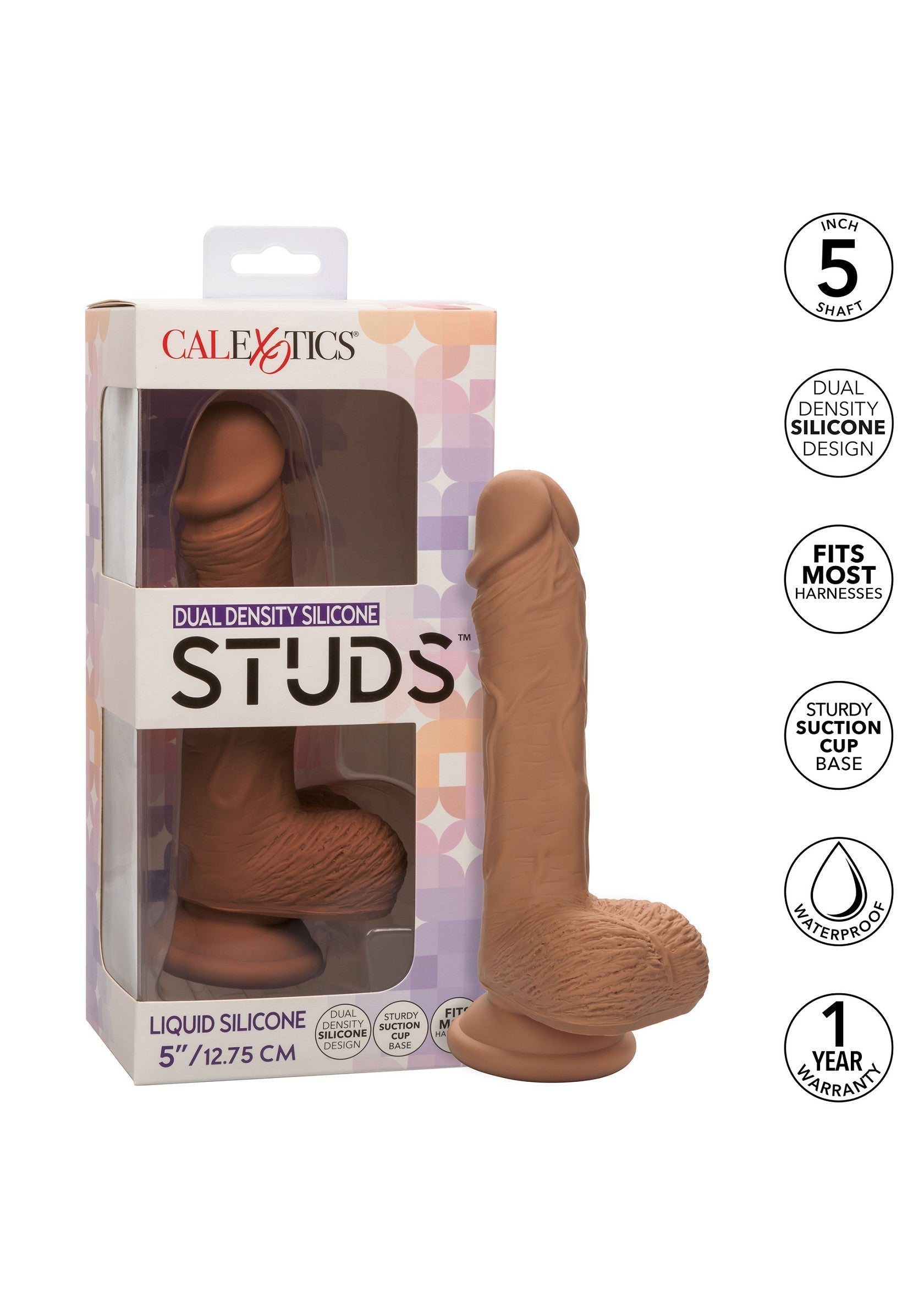 Dildo CalExotics Dual Density Silicone Stud 5 inch