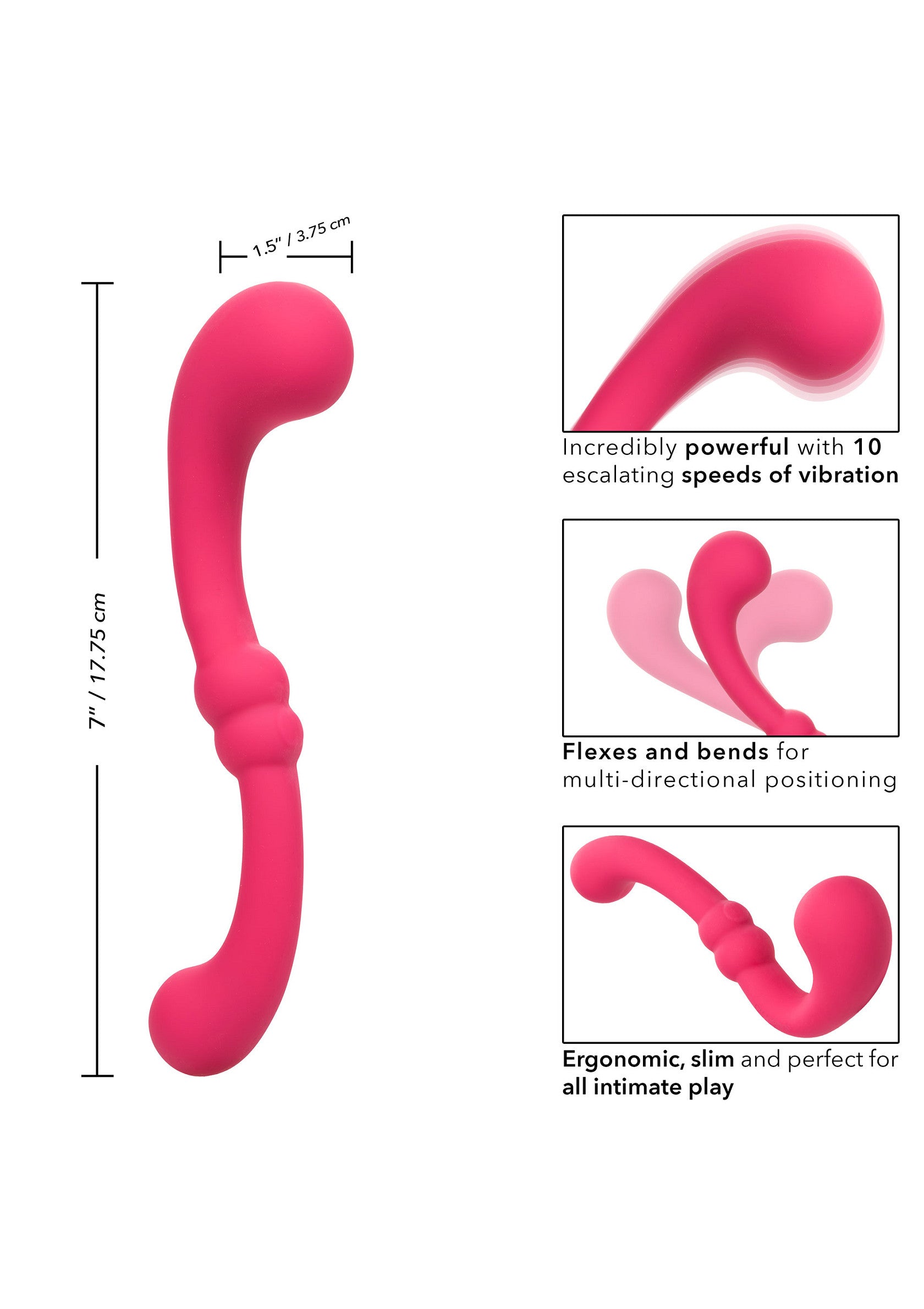 Vibromasseur CalExotics Pretty Little Wands Curvy