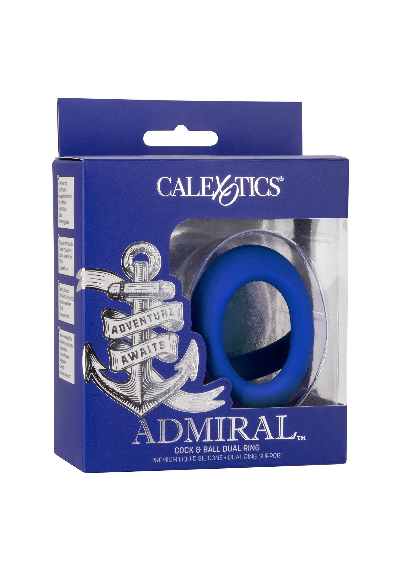 Performance masculine CalExotics Admiral Cock Ball Dual Ring