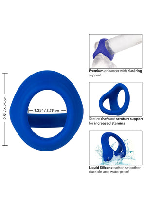 Performance masculine CalExotics Admiral Cock Ball Dual Ring