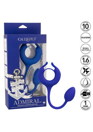 Performance masculine CalExotics Admiral Weighted Cock Ring