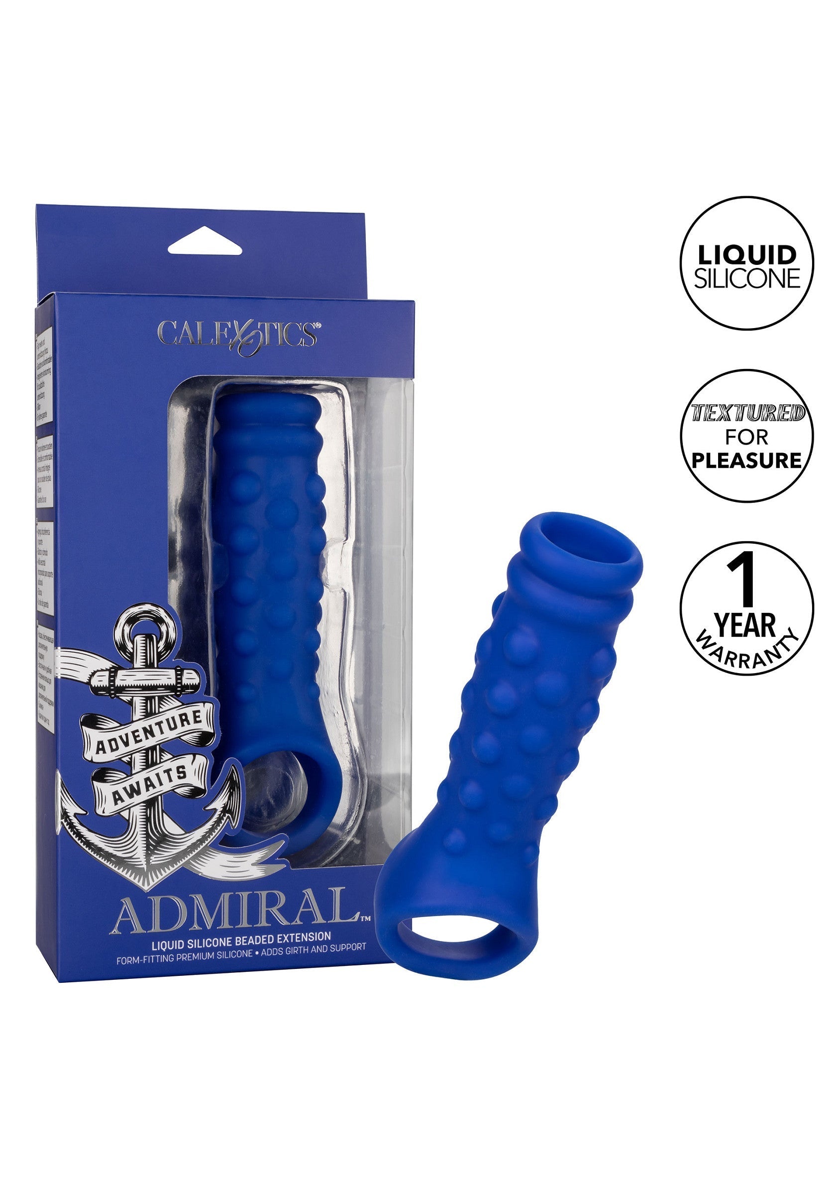 Performance masculine CalExotics Admiral Beaded Extension