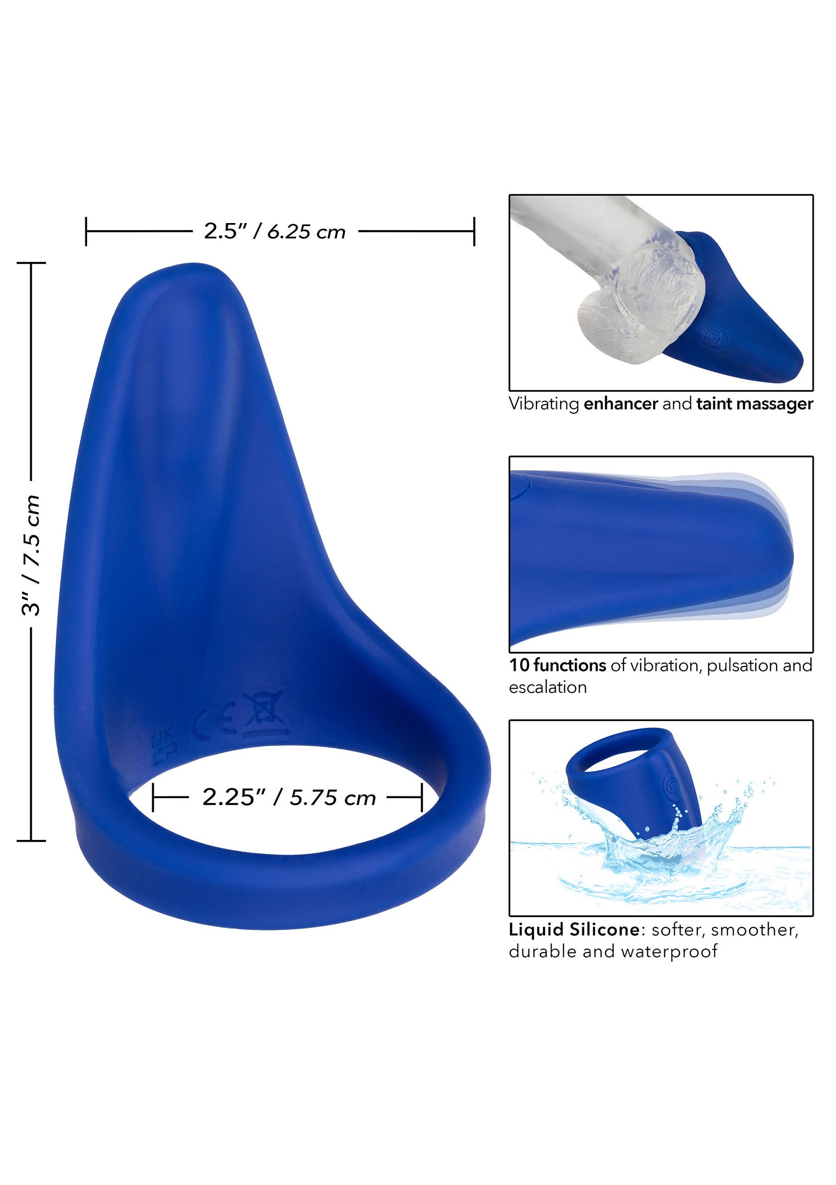 Performance masculine CalExotics Admiral Perineum Massager
