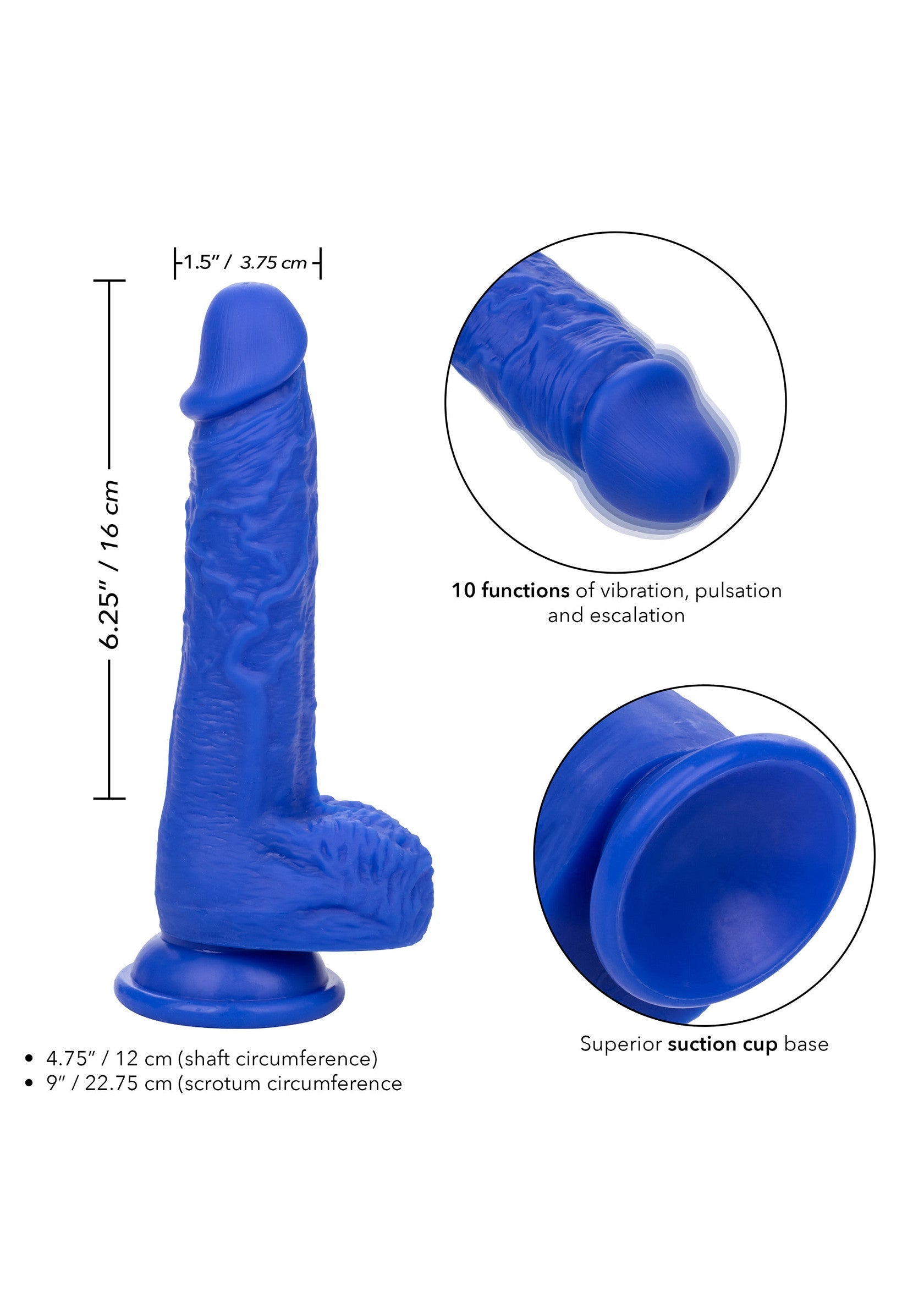 Dildo CalExotics Admiral 7 Vibrating Sailor