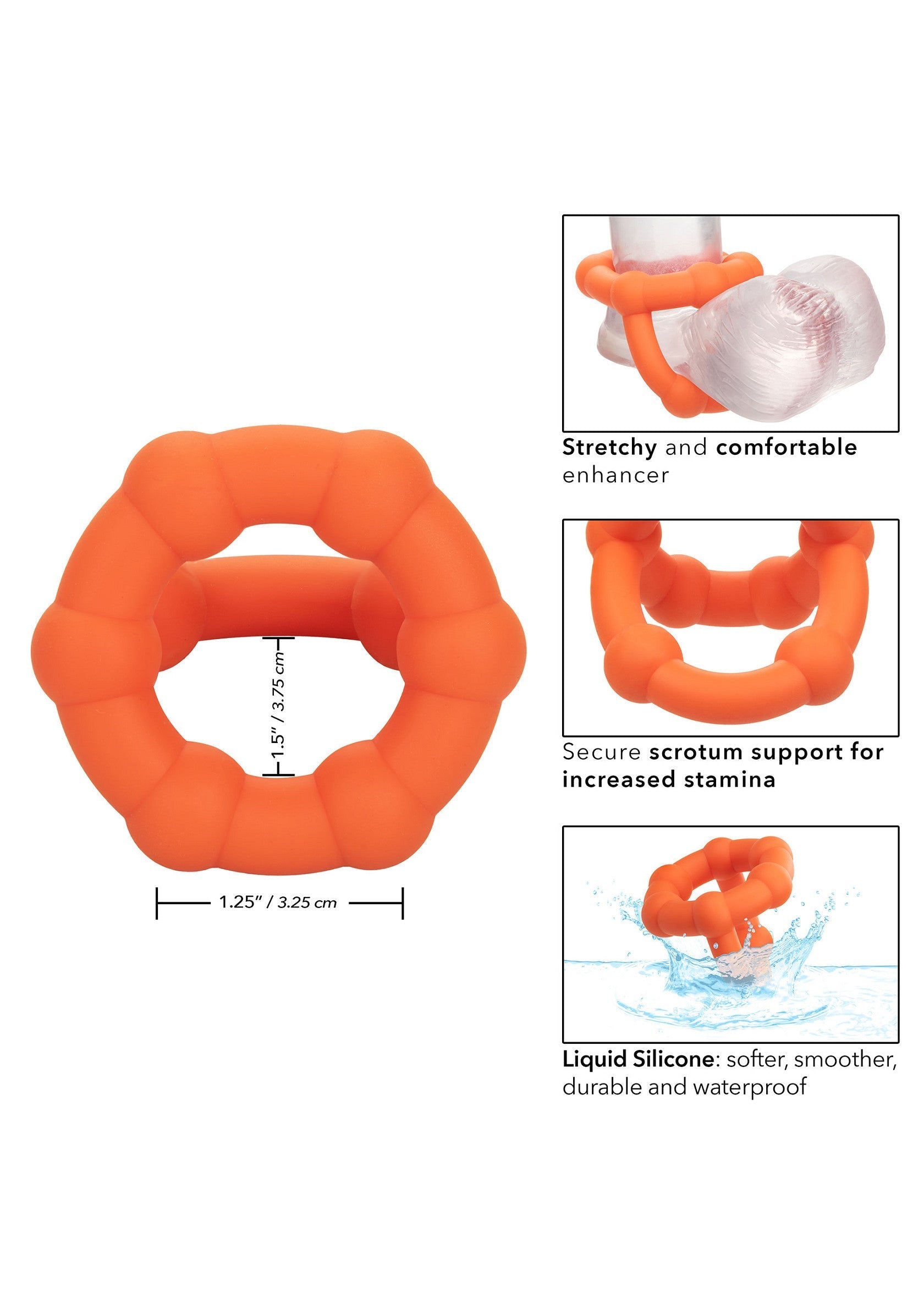 Performance masculine CalExotics Alpha All Star Ring