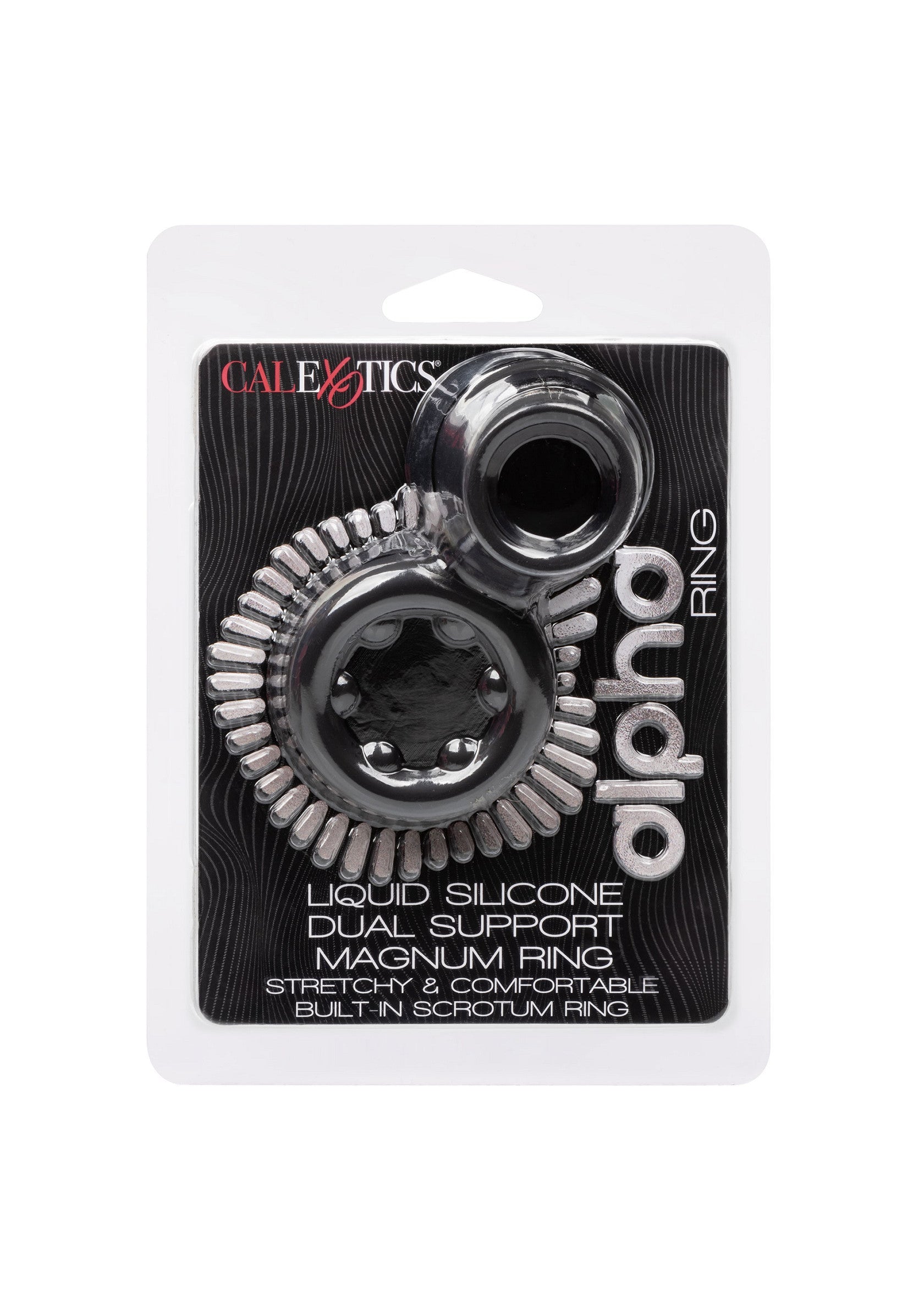 Performance masculine CalExotics Alpha Dual Magnum Ring