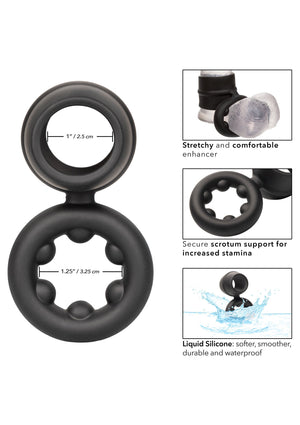 Performance masculine CalExotics Alpha Dual Magnum Ring