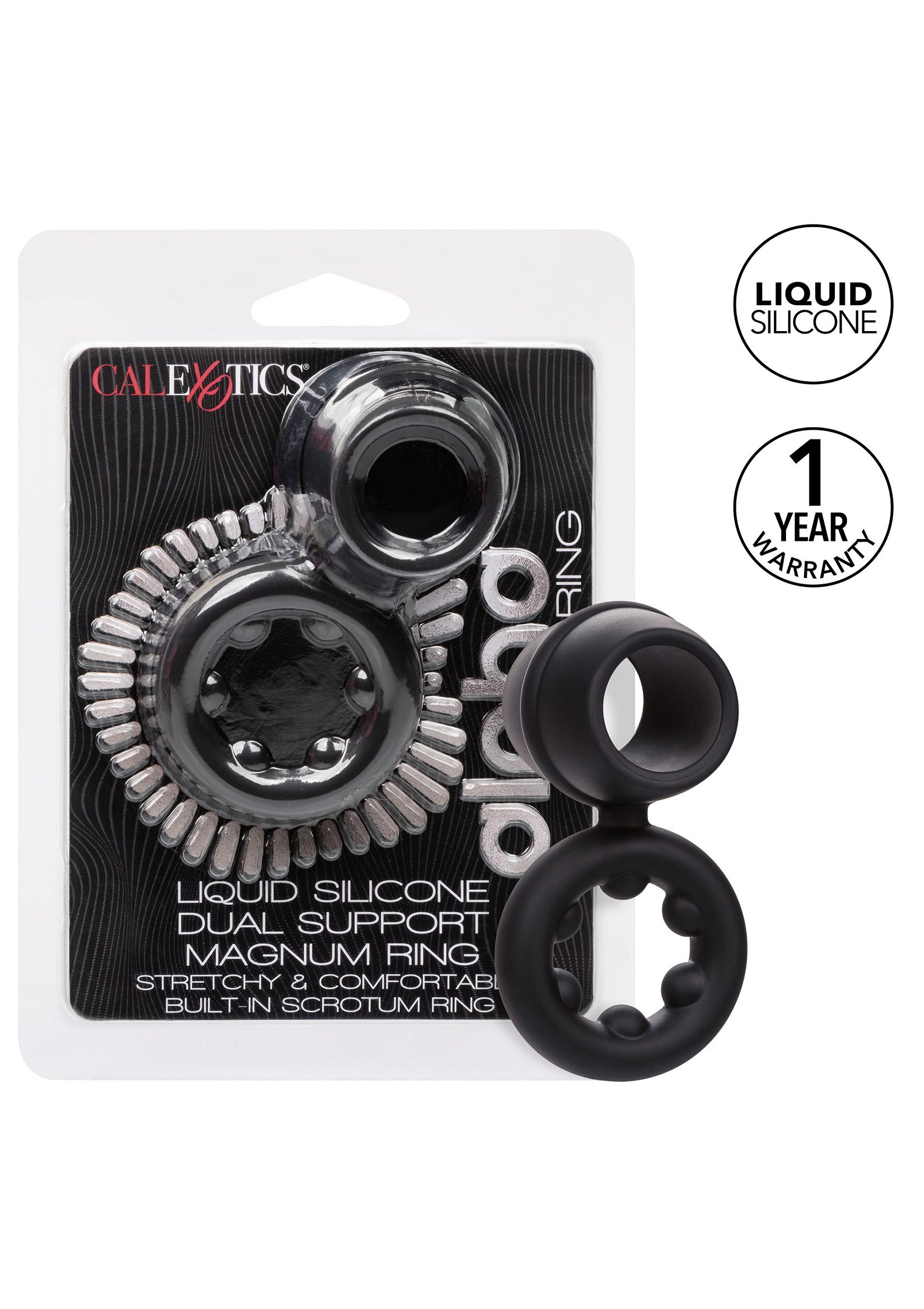Performance masculine CalExotics Alpha Dual Magnum Ring