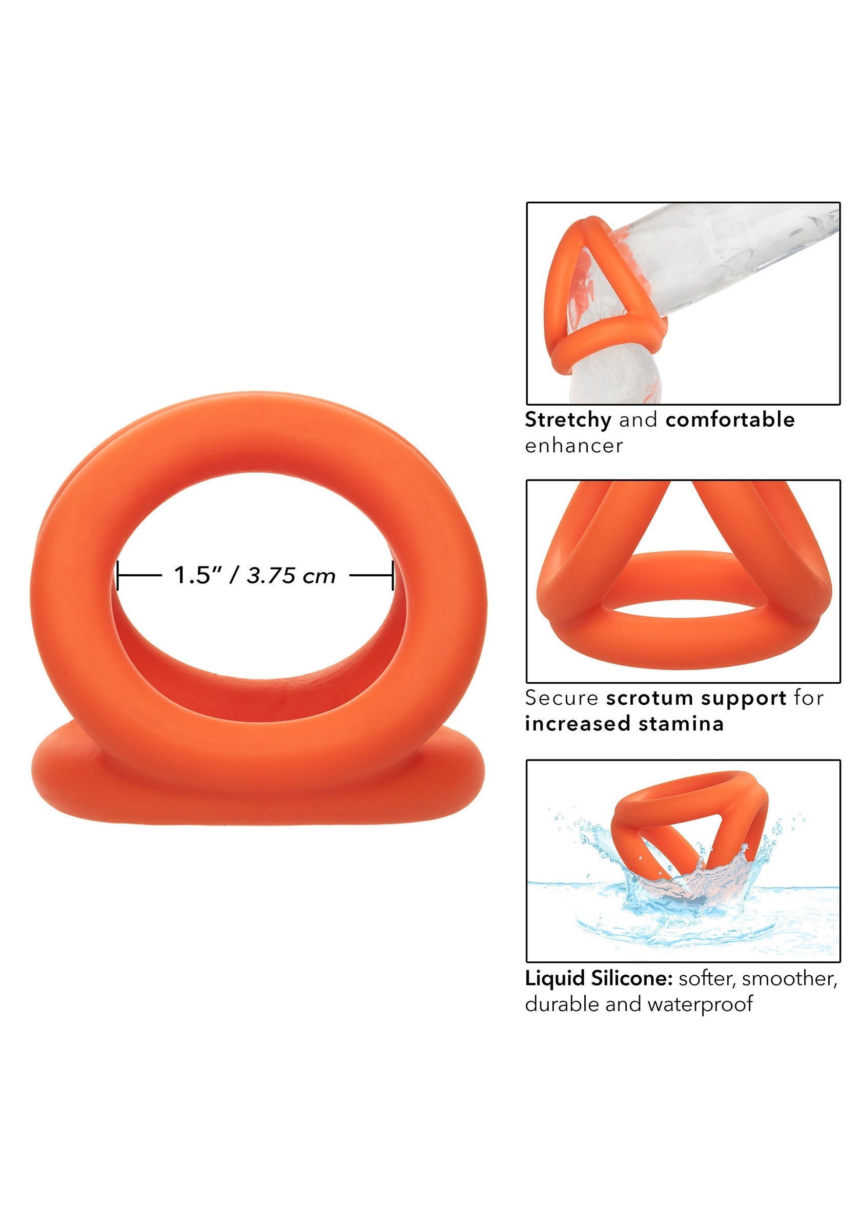 Performance masculine CalExotics Alpha Tri-Ring