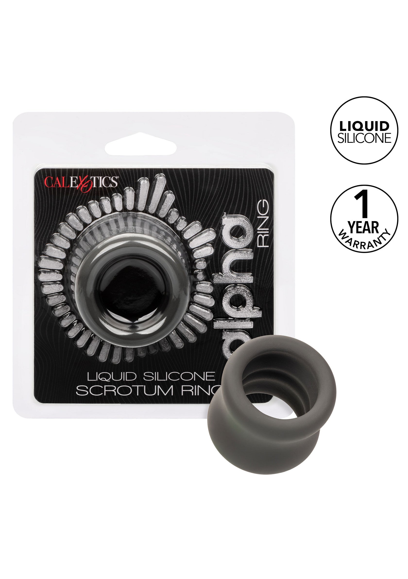 Performance masculine CalExotics Alpha Scrotum Stretching Ring
