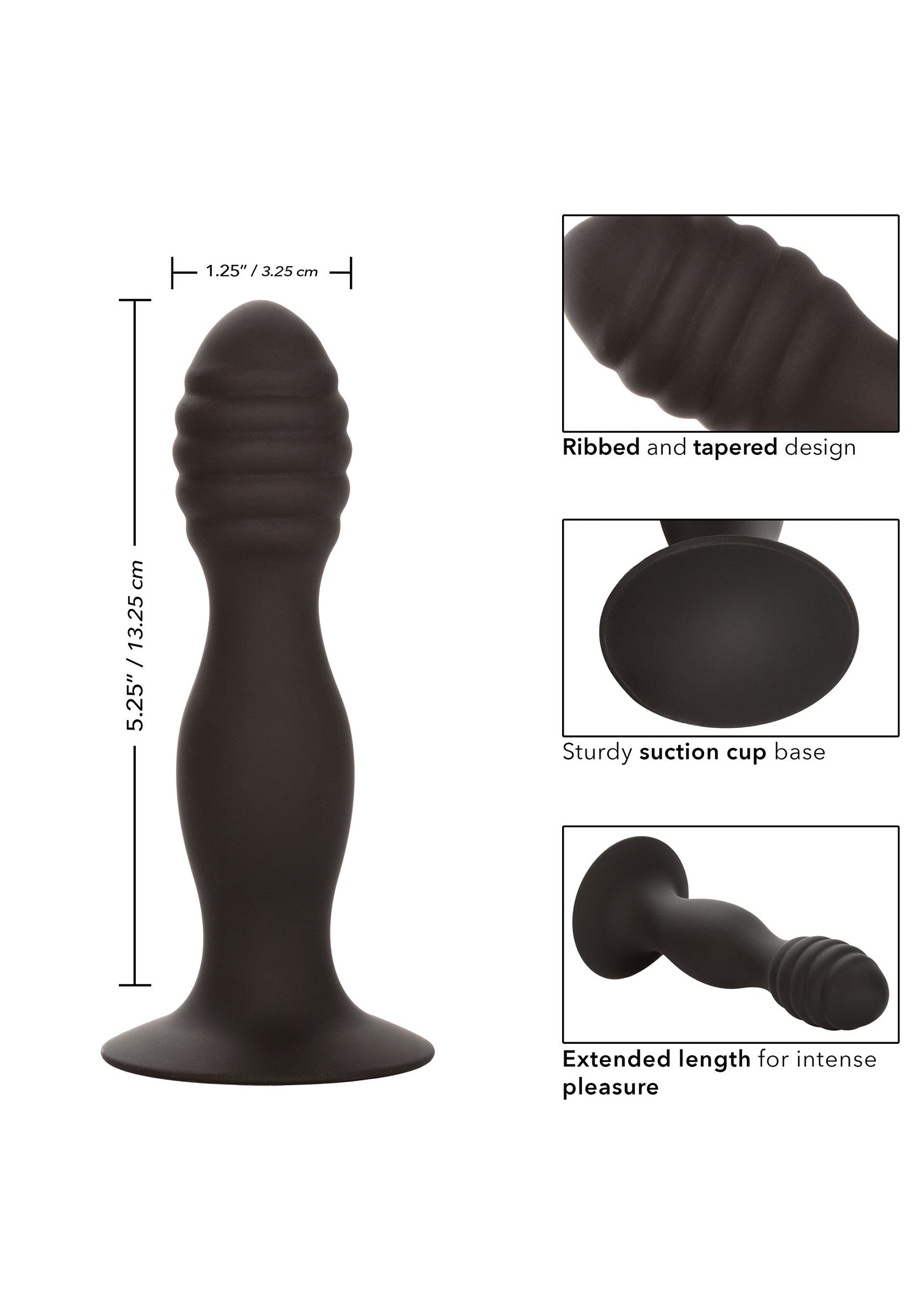 Jouet anal CalExotics Ribbed Anal Stud