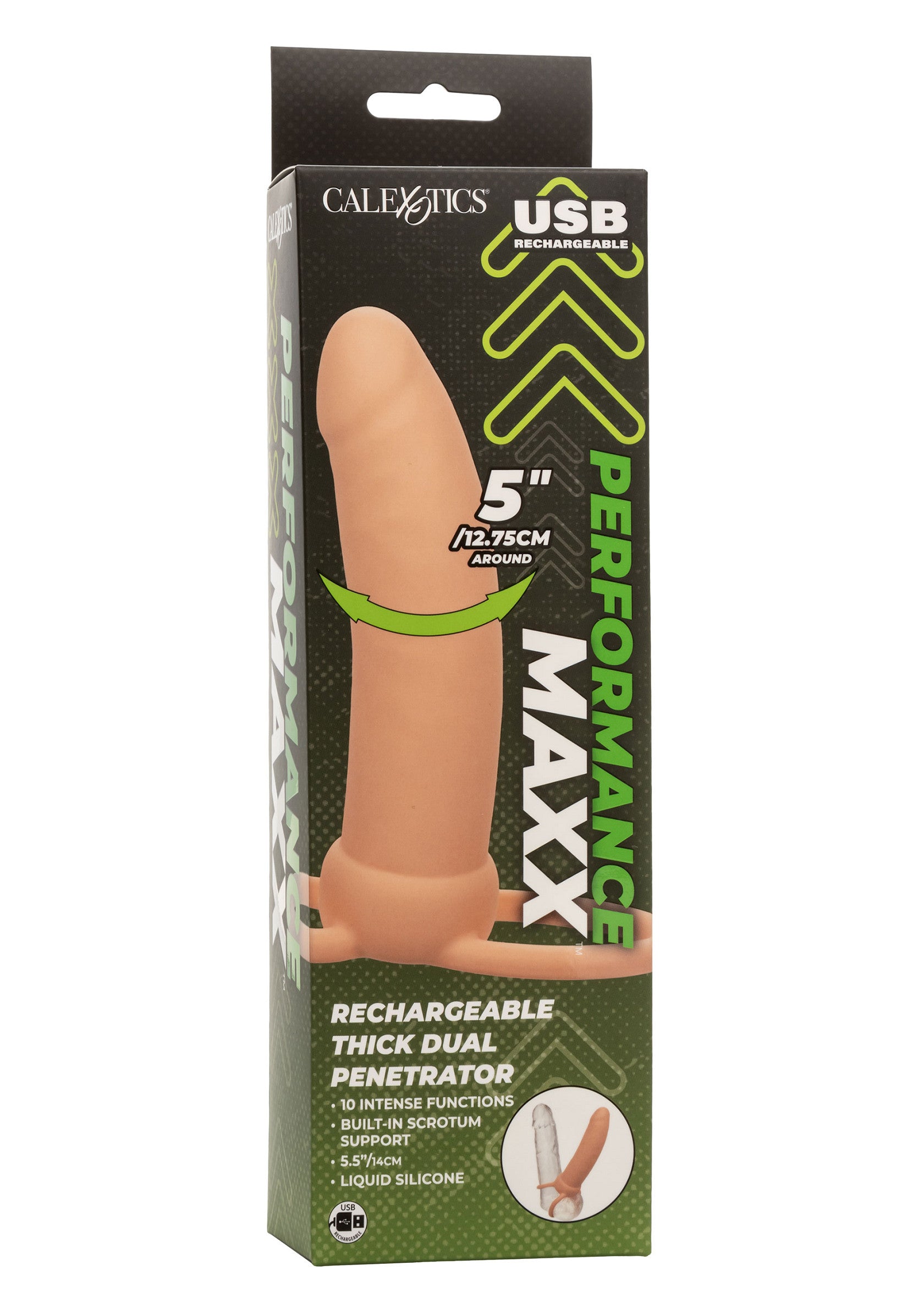 Performance masculine CalExotics Thick Dual Penetrator