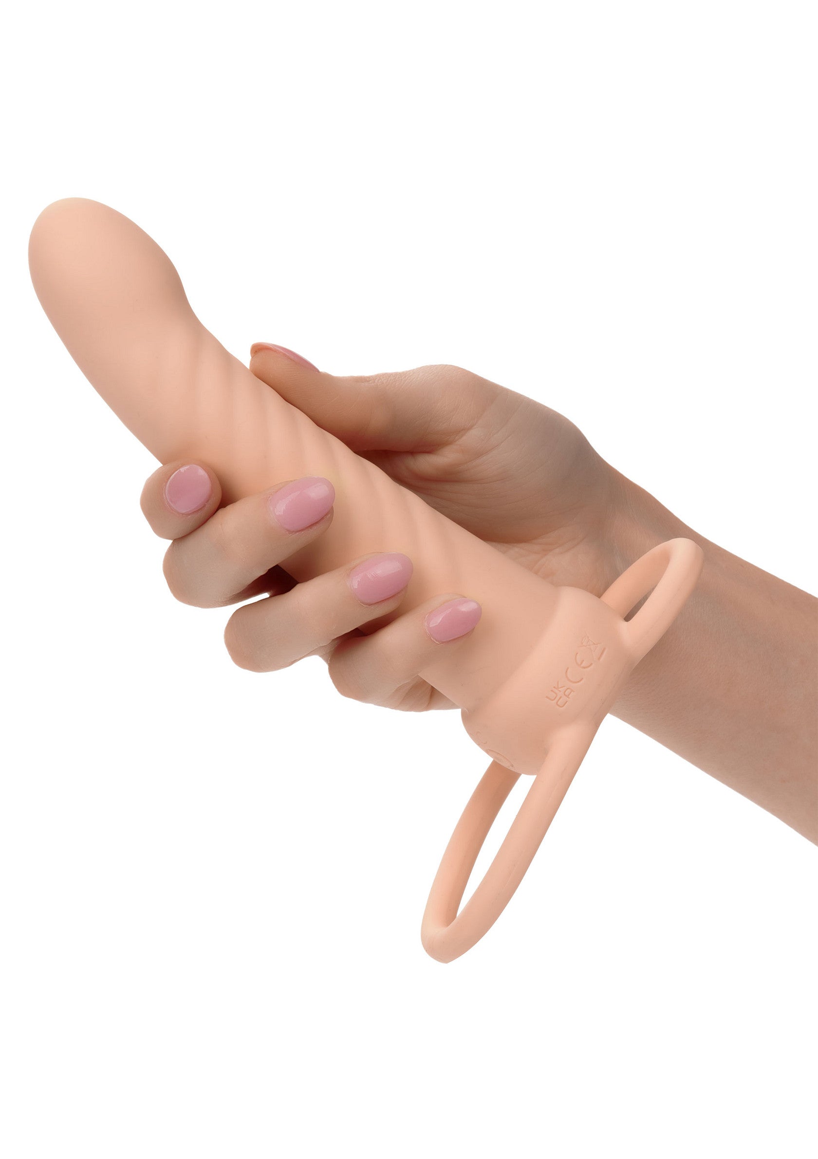Performance masculine CalExotics Ribbed Dual Penetrator