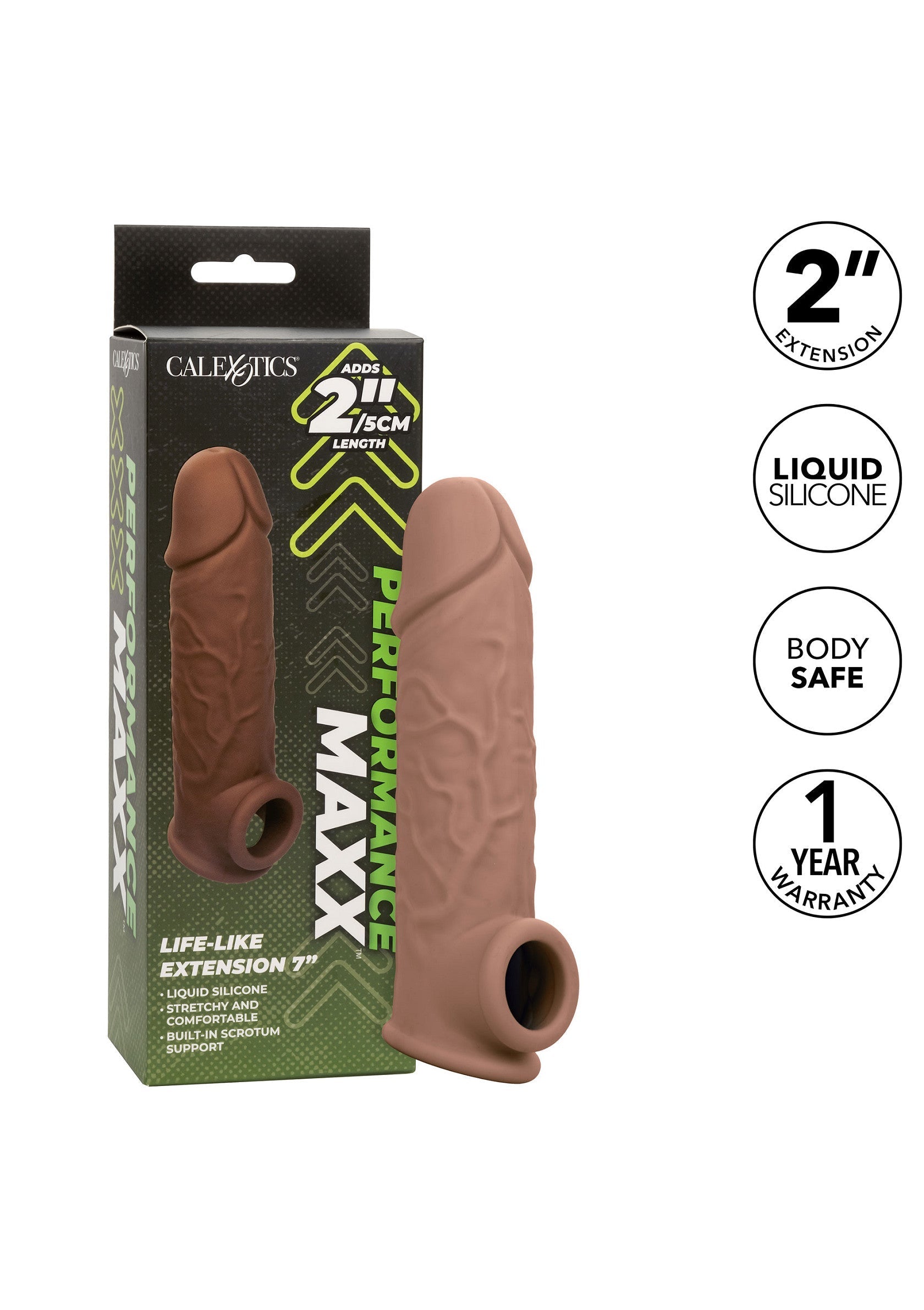 Performance masculine CalExotics Life-Like Extension 7 inch
