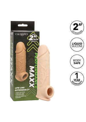 Performance masculine CalExotics Life-Like Extension 7 inch