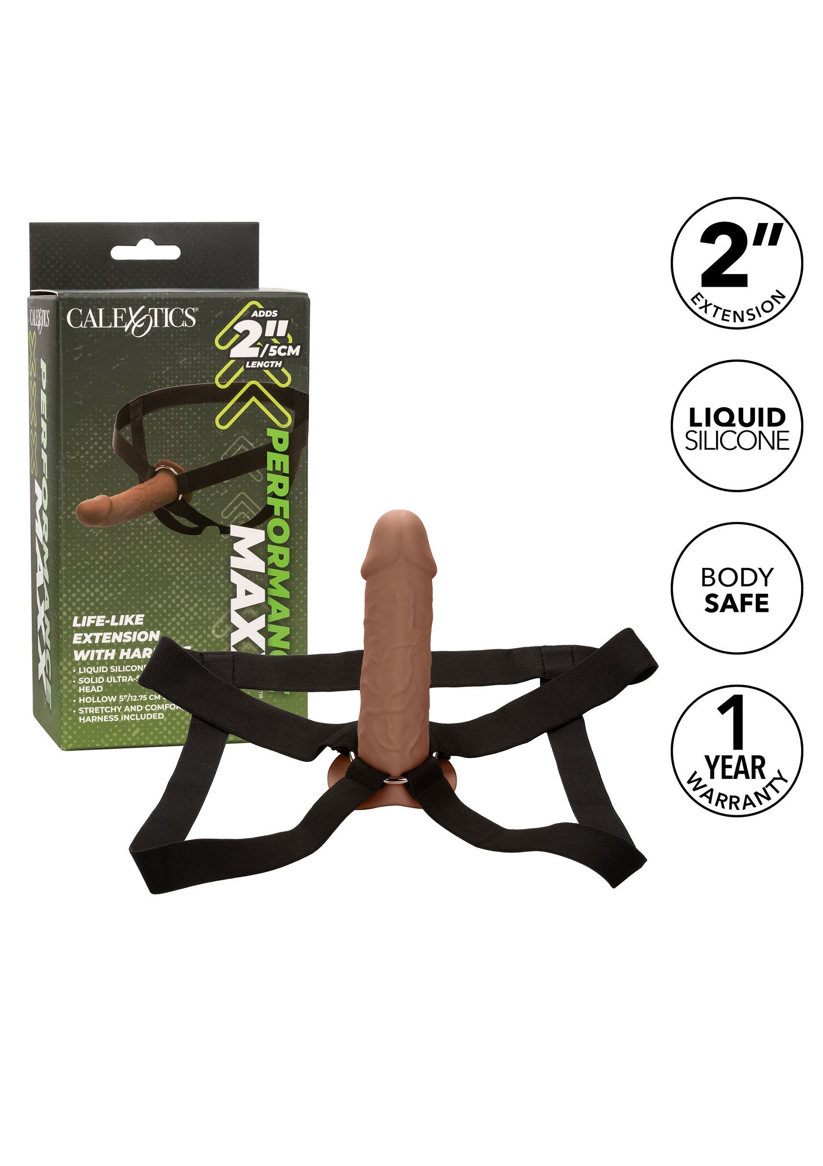 Gode-ceinture CalExotics Life-Like Extension W Harness