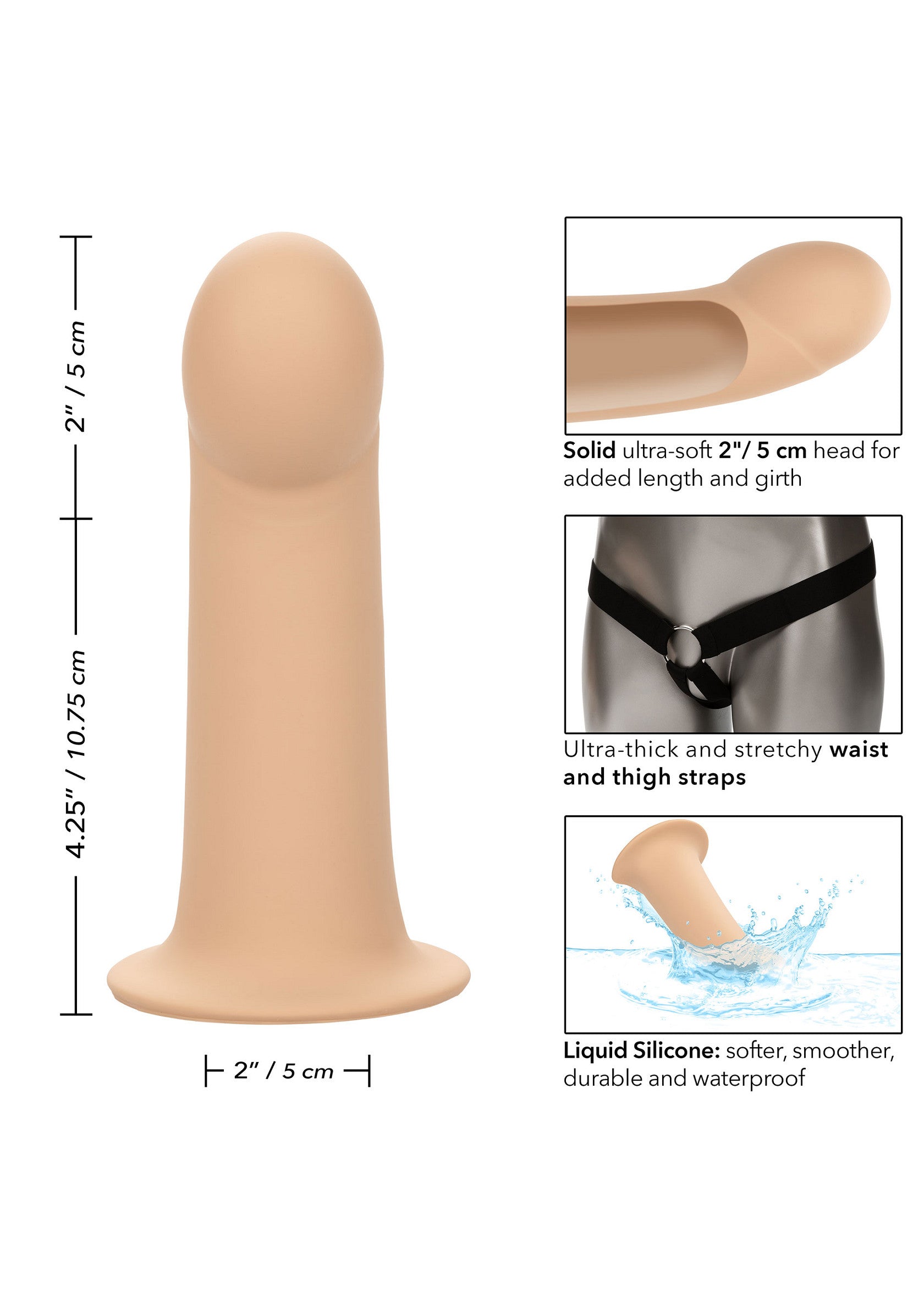 Gode-ceinture CalExotics Extension With Harness