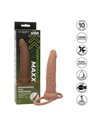 Gode-ceinture CalExotics Rechargeable Dual Penetrator