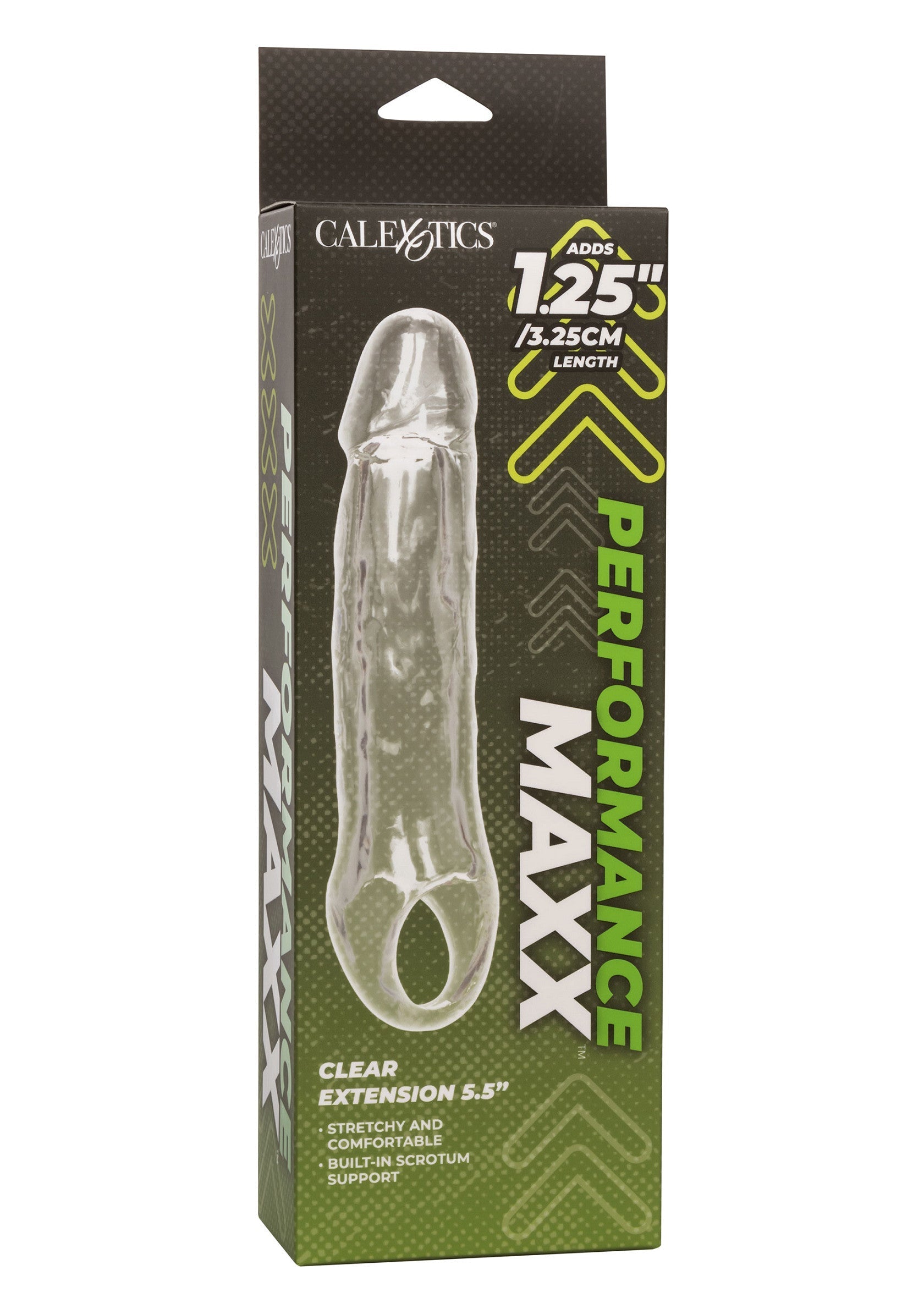 Performance masculine CalExotics Clear Extension 5.5 inch