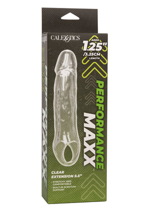 Performance masculine CalExotics Clear Extension 5.5 inch
