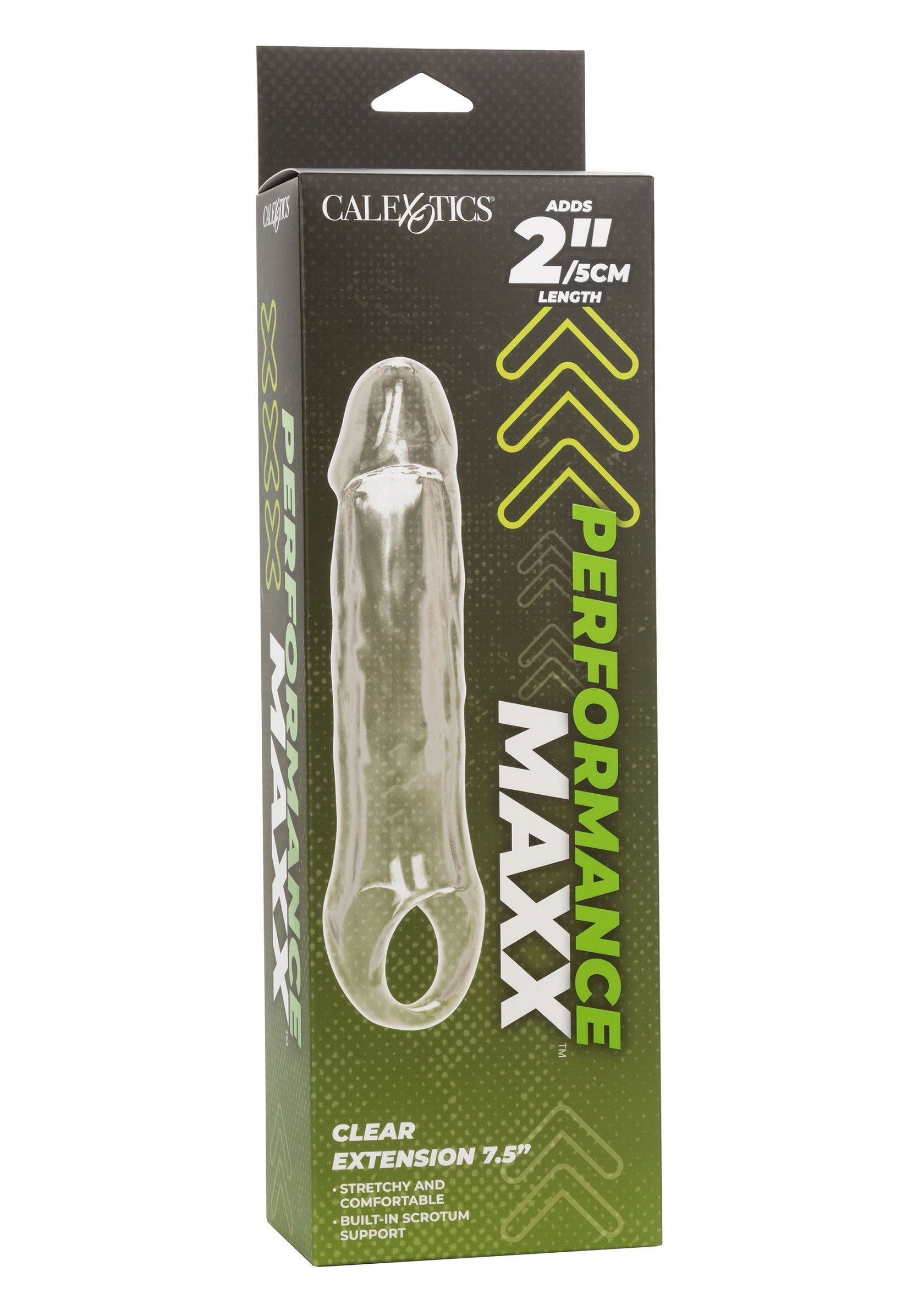 Performance masculine CalExotics Clear Extension 7.5 inch