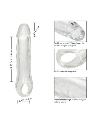 Performance masculine CalExotics Clear Extension 7.5 inch