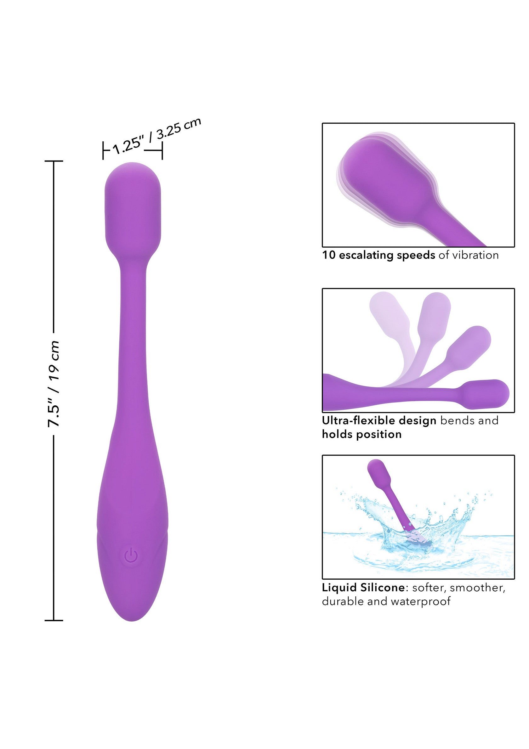 Vibromasseur CalExotics Bliss Flex-O-Teaser