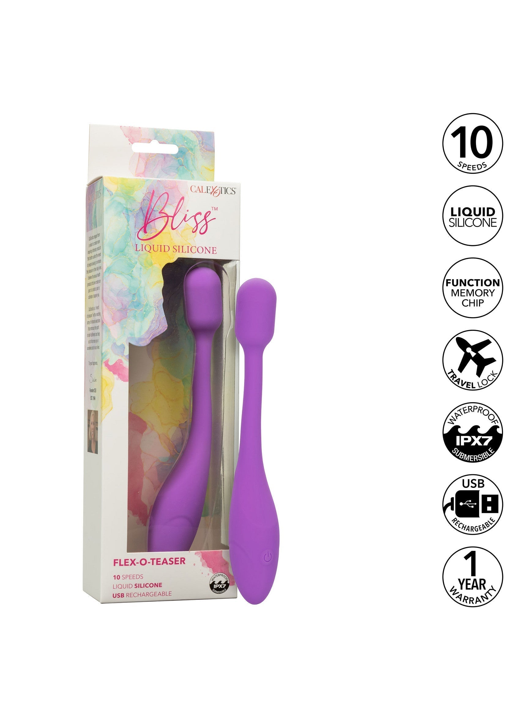 Vibromasseur CalExotics Bliss Flex-O-Teaser