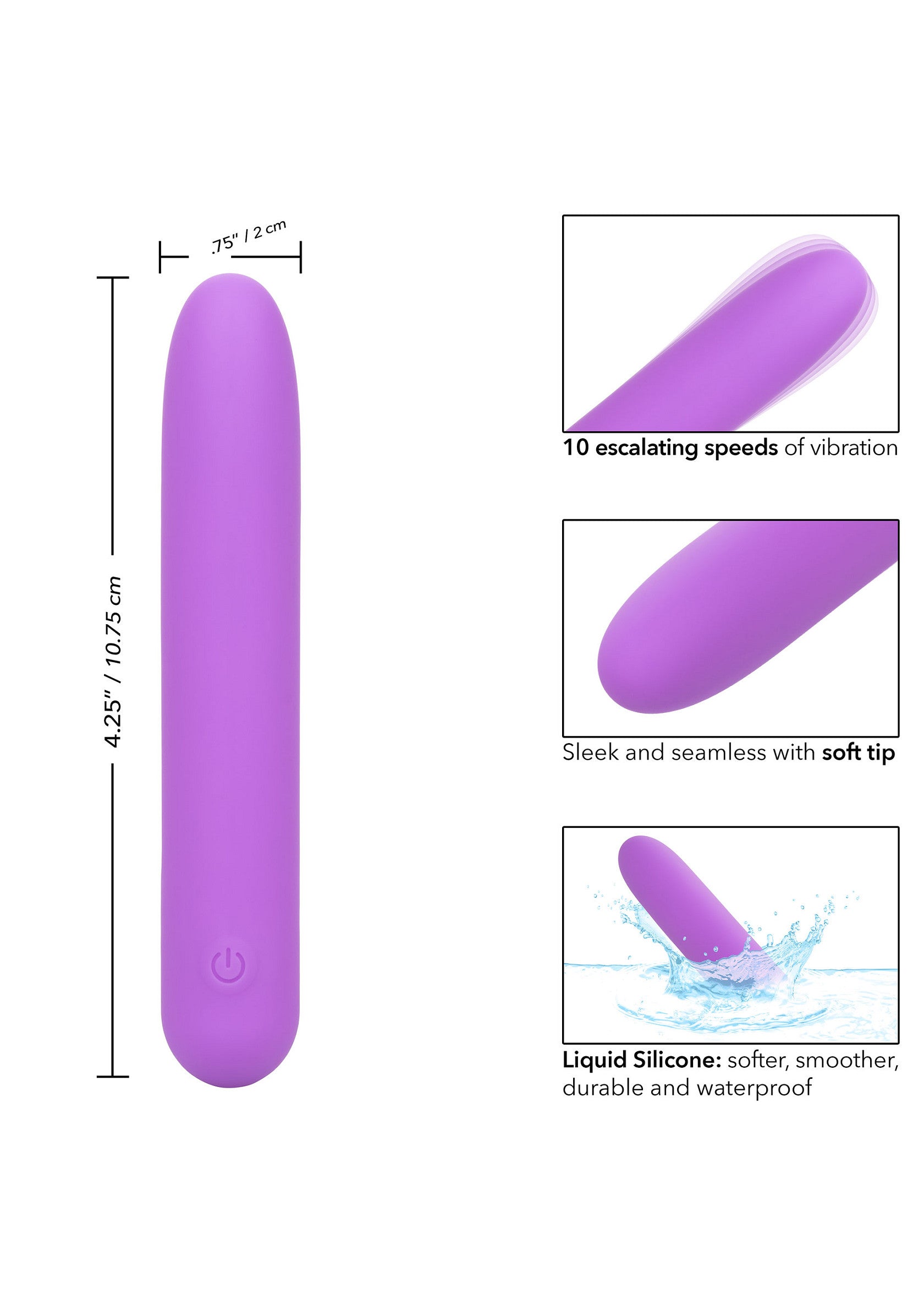 Vibromasseur CalExotics Bliss Mini Vibrator