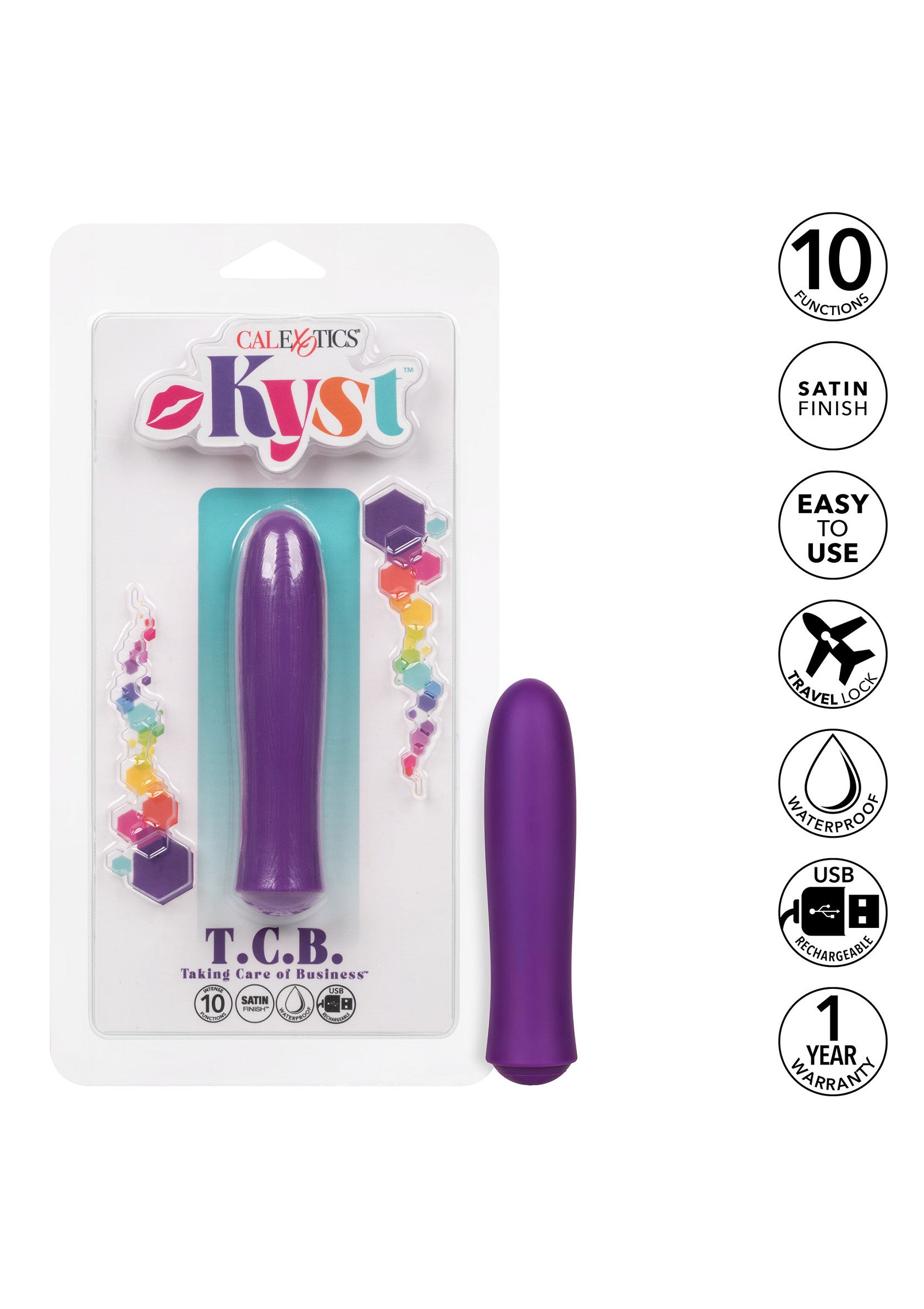Vibromasseur CalExotics Kyst T.C.B. Vibrator