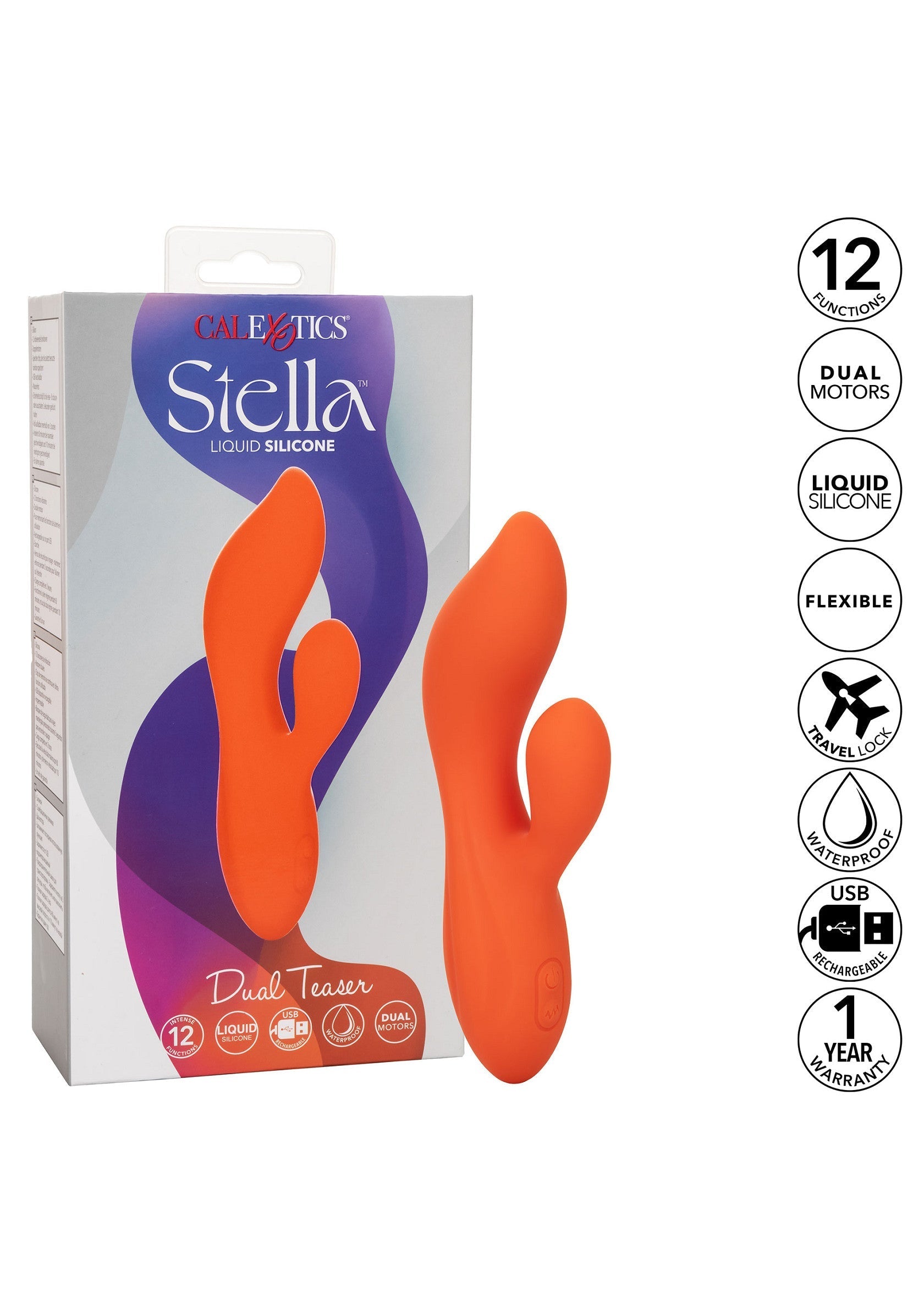 Vibromasseur CalExotics Stella Dual Teaser