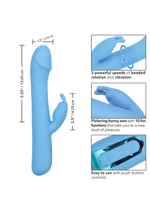 Vibromasseur CalExotics Elite Rotating Rabbit