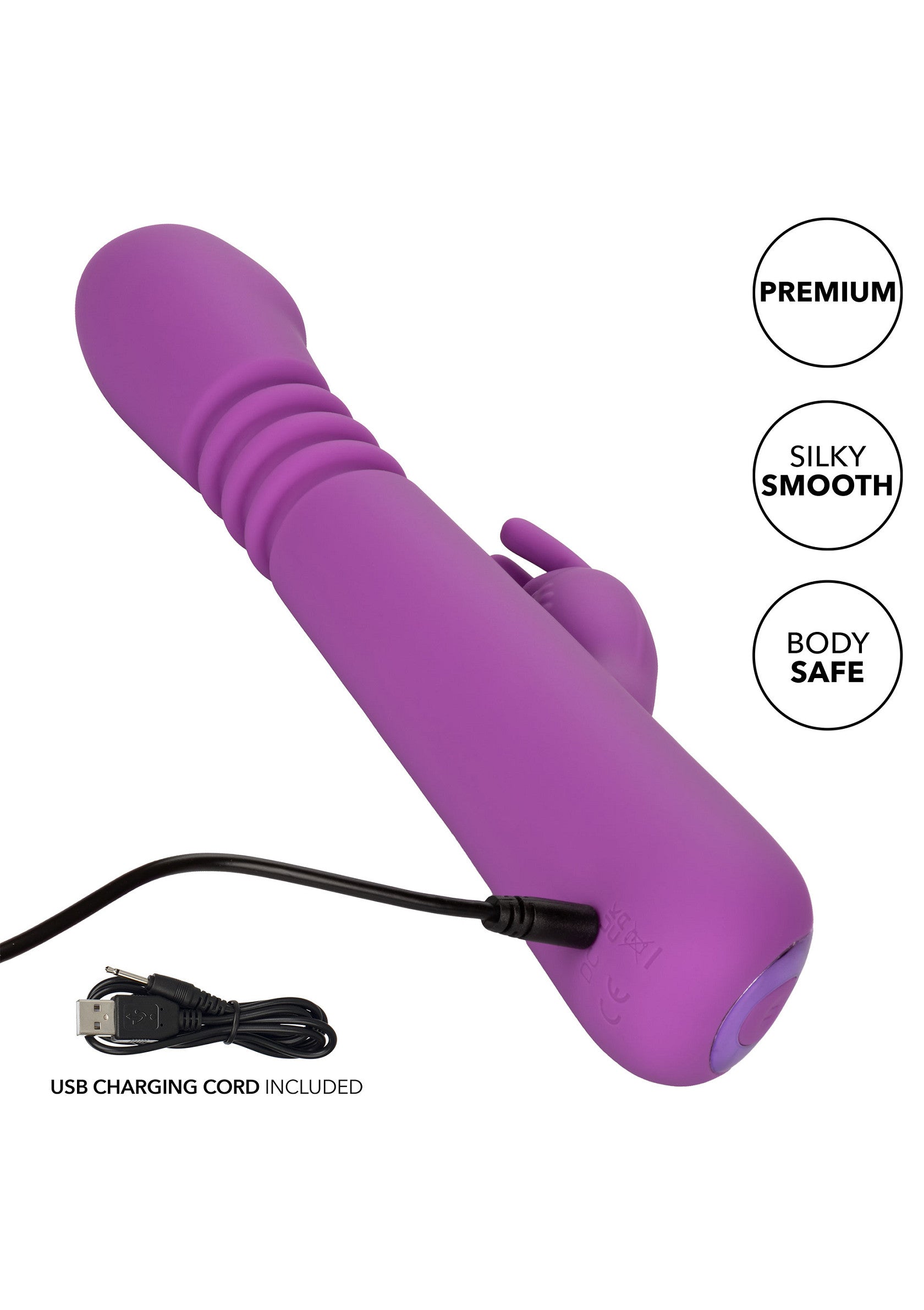 Vibromasseur CalExotics Elite Thrusting Rabbit