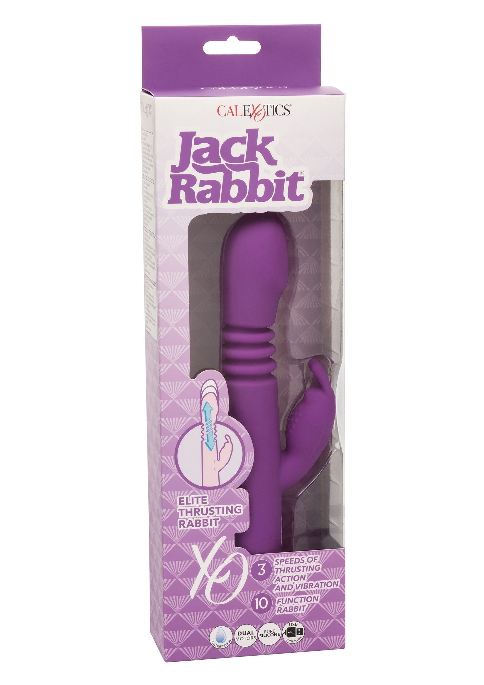 Vibromasseur CalExotics Elite Thrusting Rabbit