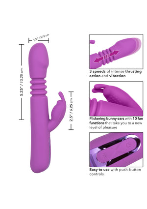 Vibromasseur CalExotics Elite Thrusting Rabbit