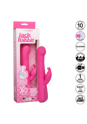 Vibromasseur CalExotics Elite Beaded G Rabbit