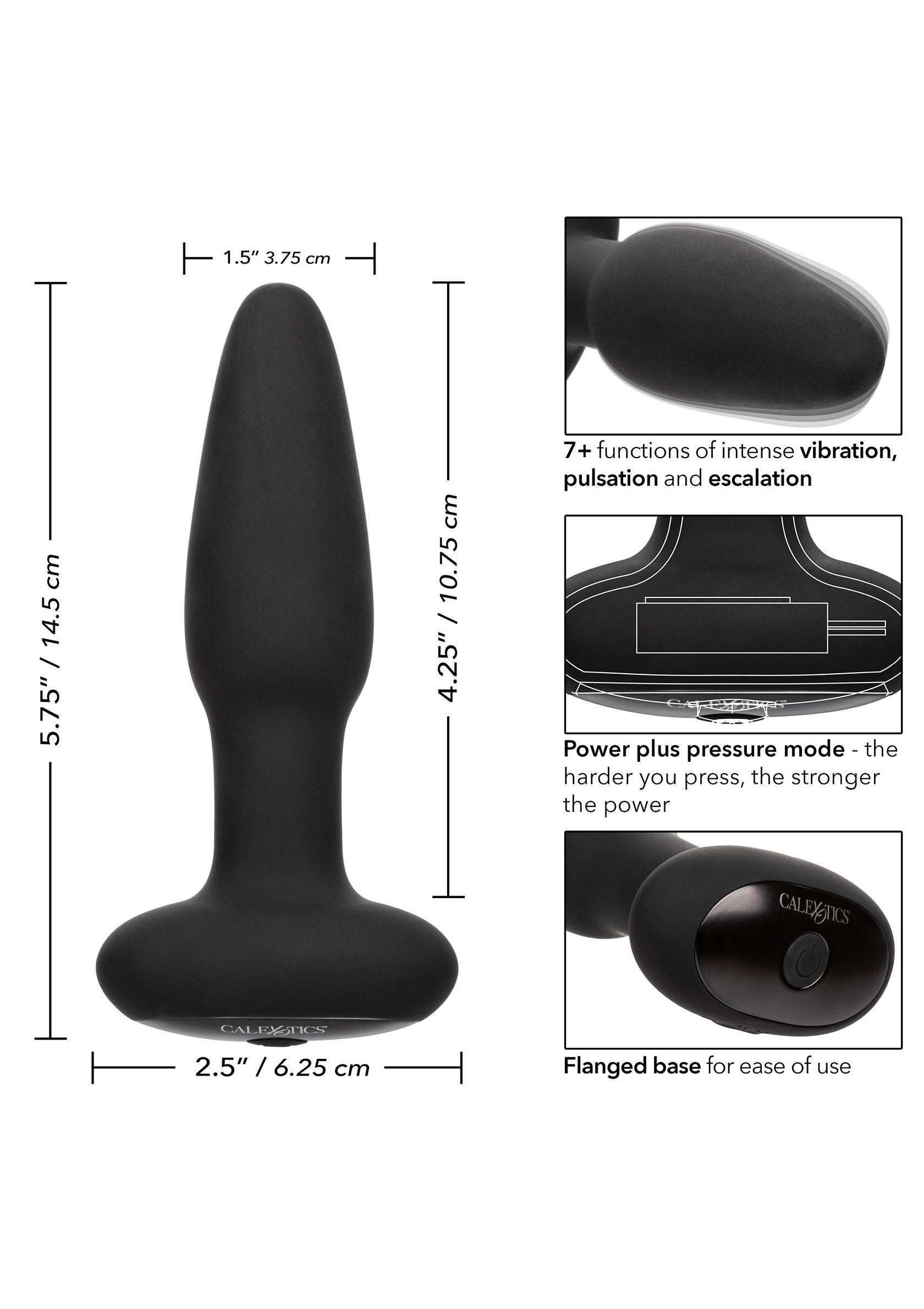 Jouet anal CalExotics Bionic Pressure Rimming Probe