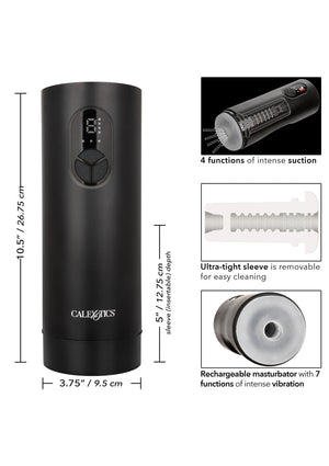 Masturbateur CalExotics Bionic Sucking and Vibrating Masturbator