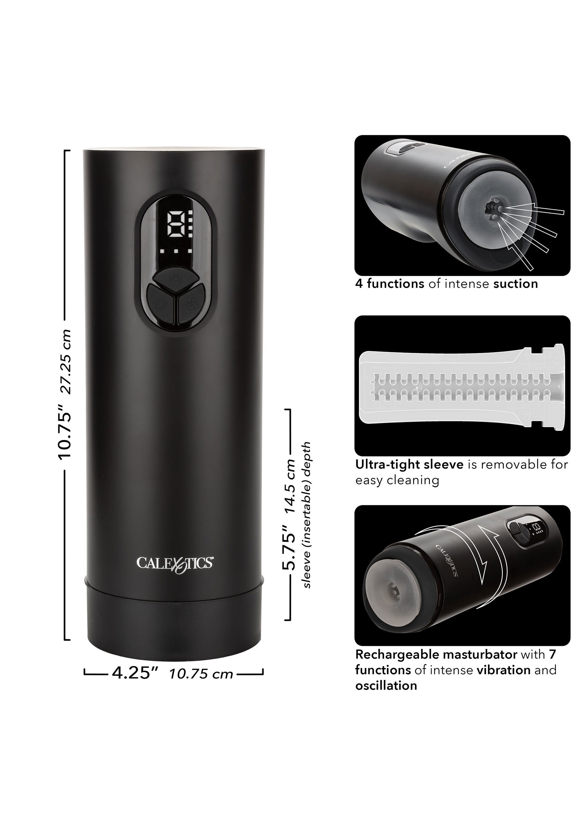 Masturbateur CalExotics Bionic Vibro Stroker