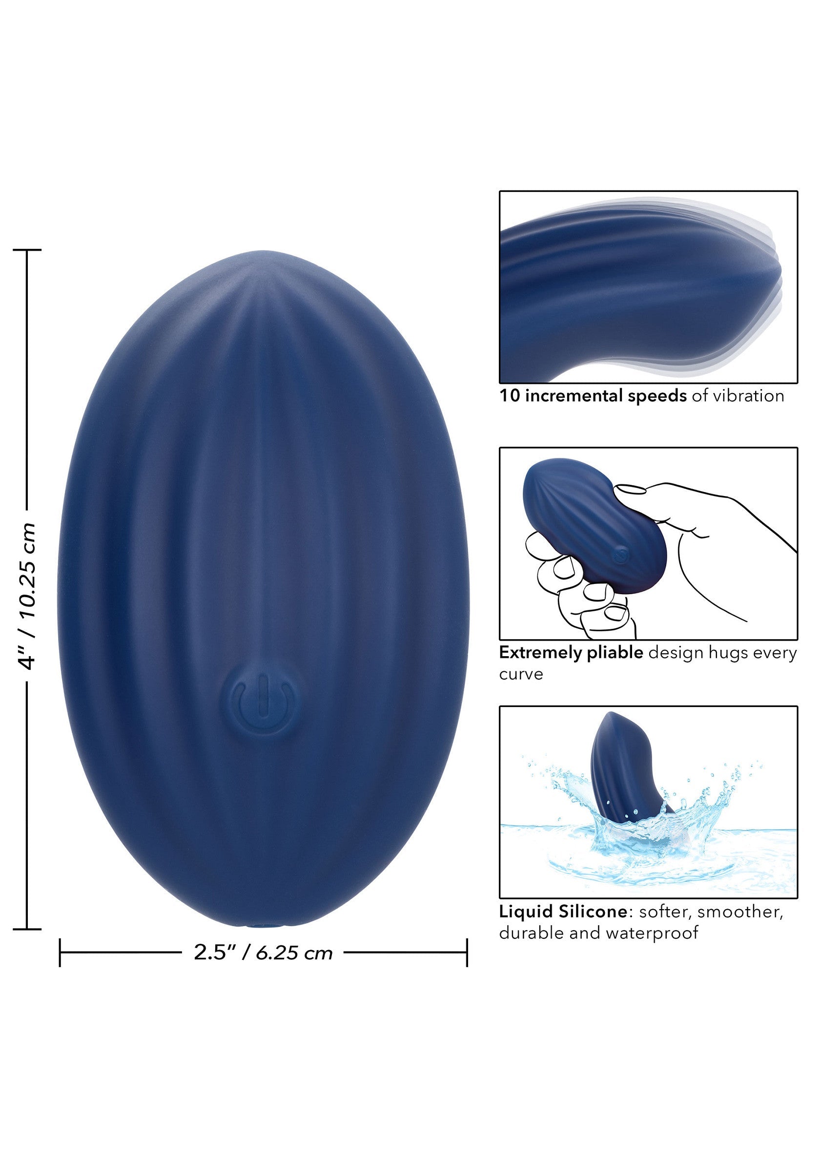 Stimulateur CalExotics Cashmere Velvet Curve