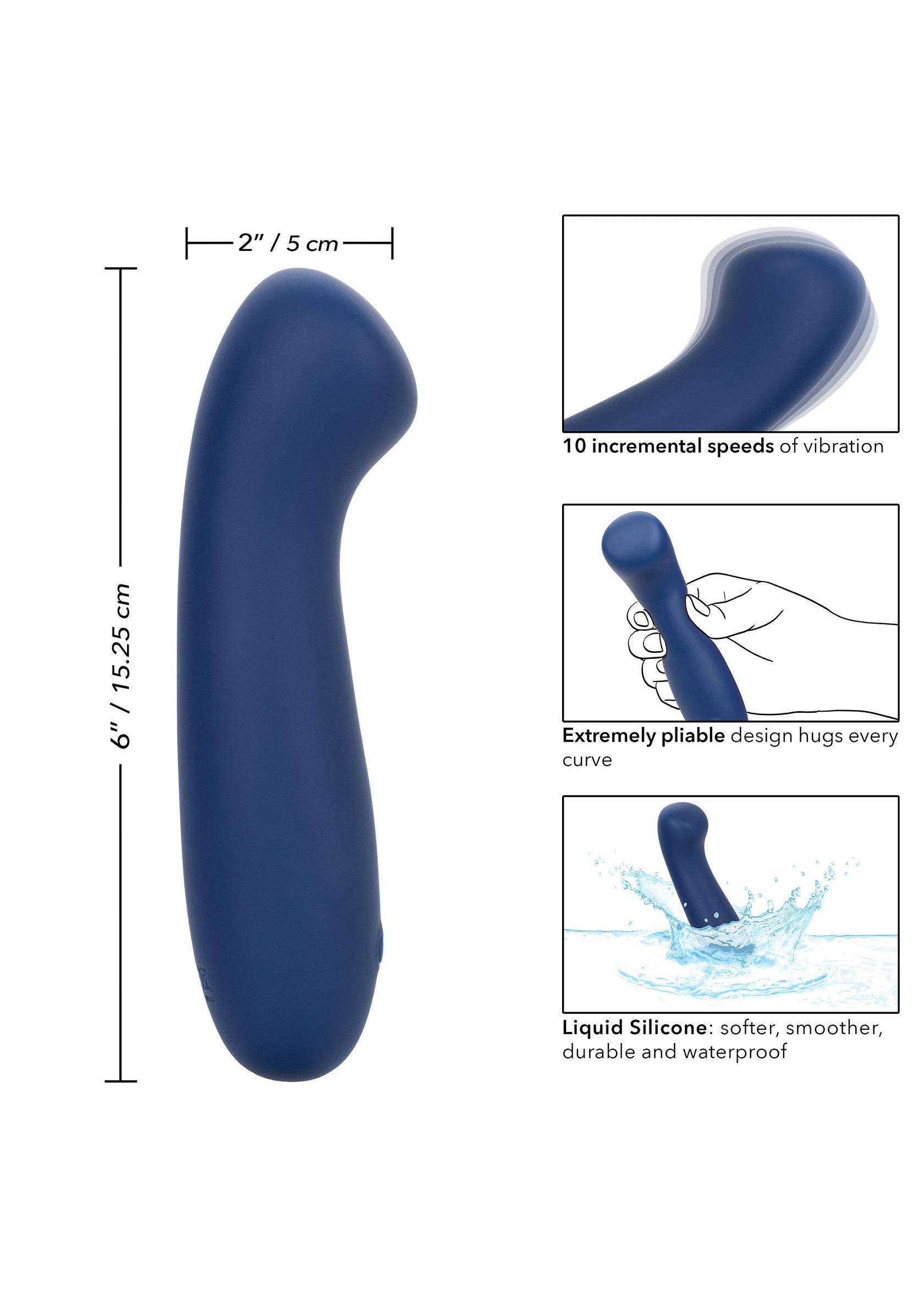Vibromasseur CalExotics Cashmere Satin G