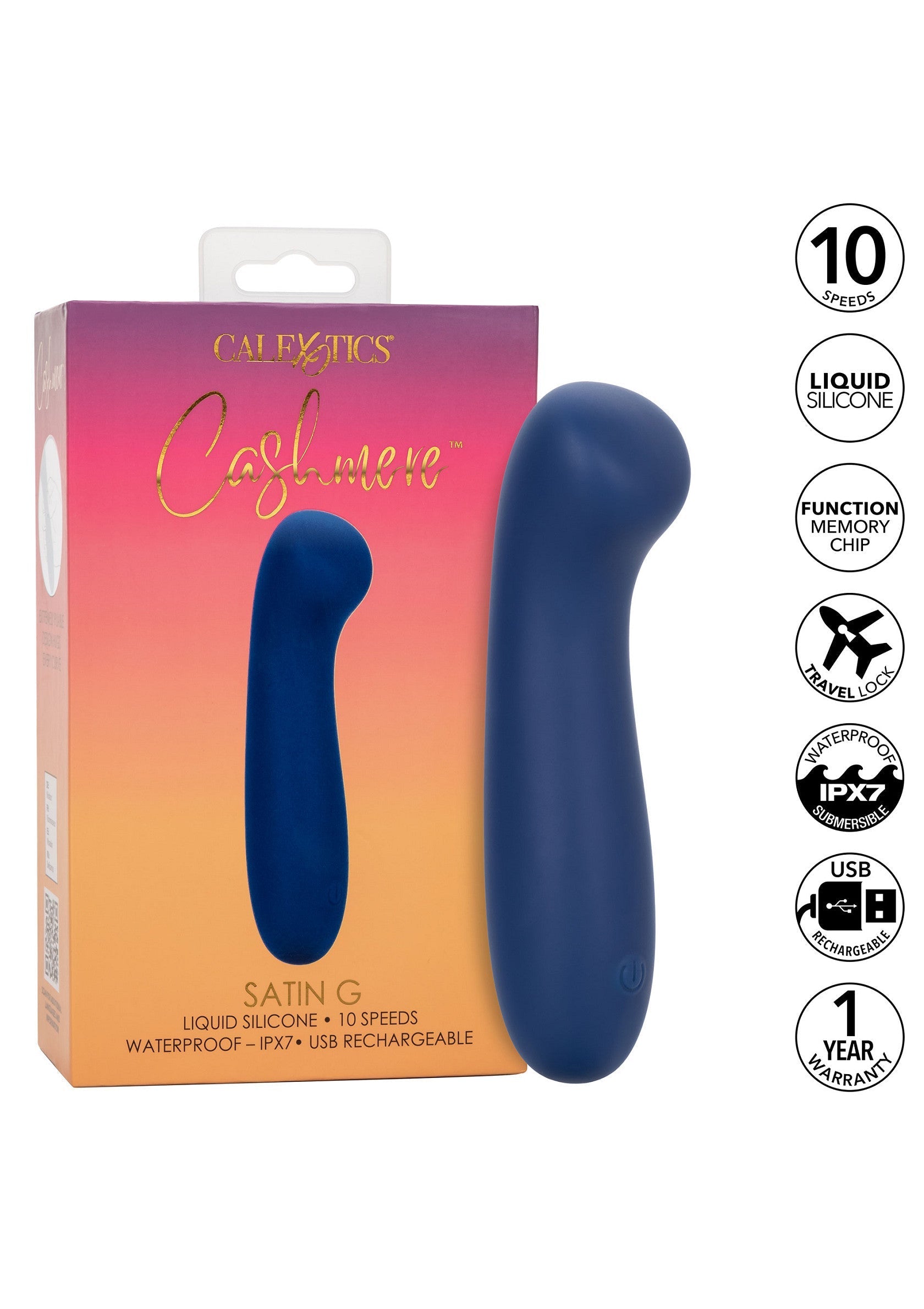 Vibromasseur CalExotics Cashmere Satin G
